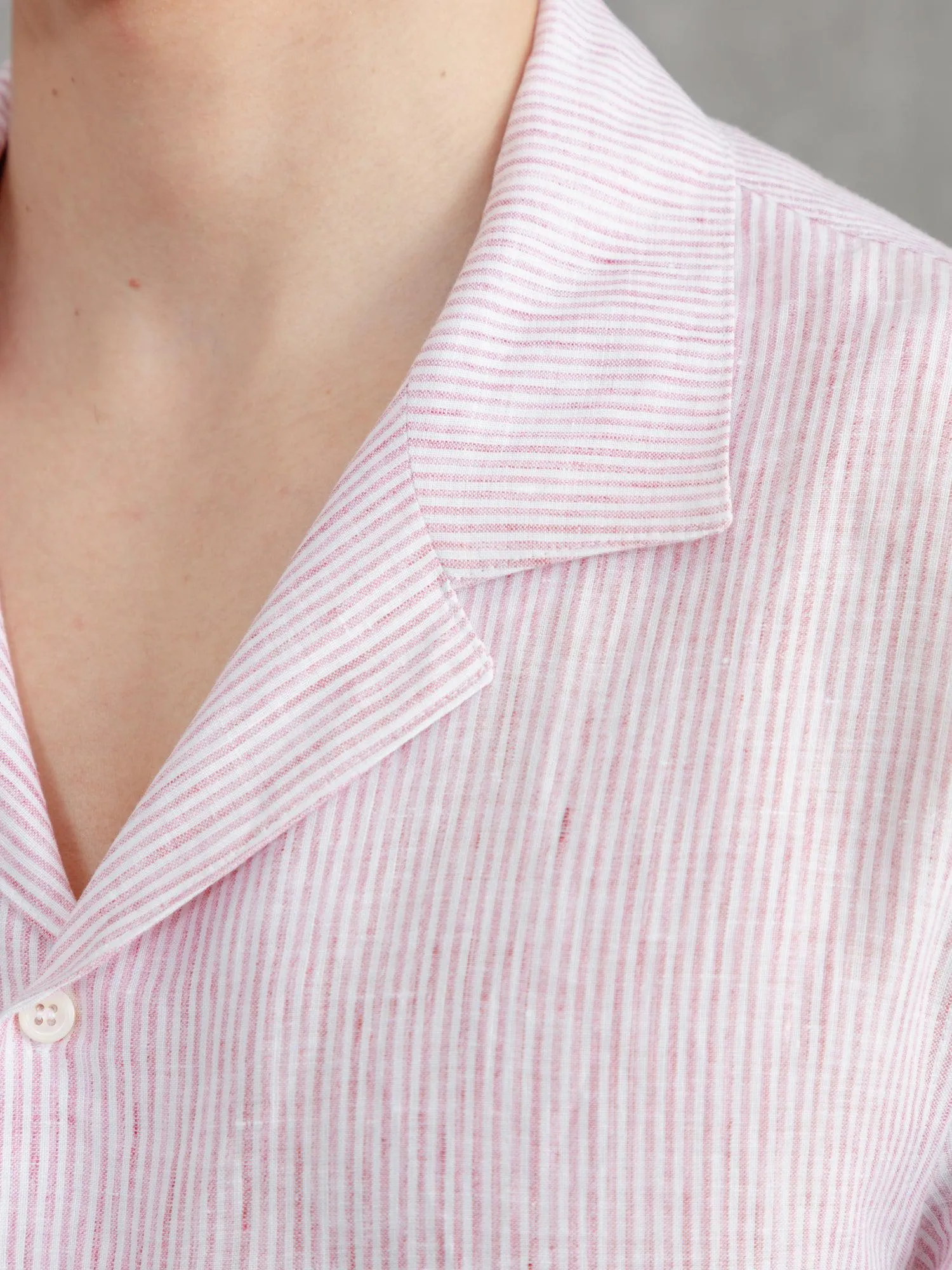 The Chelsea Cuban Collar Shirt - Brick sold by Private White V.C. product image thumbnail 4