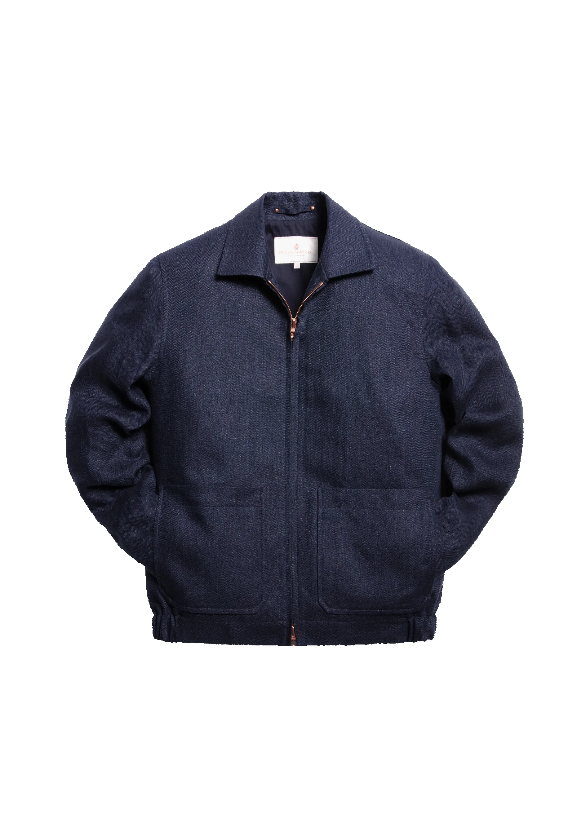 The Summer Tweed Bomber - Ink sold by Private White V.C. product image thumbnail 3