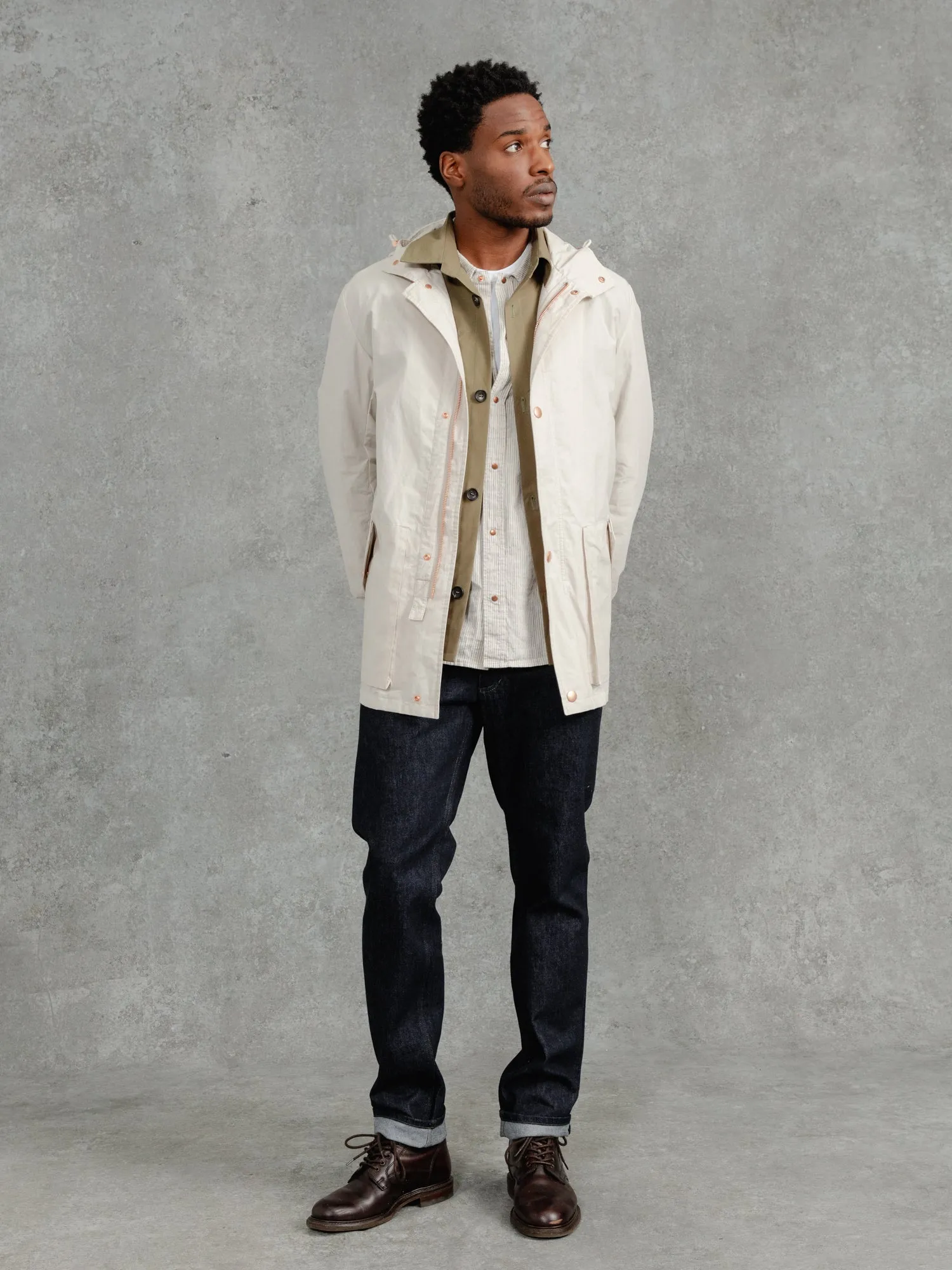 The Portobello Parka - Alabaster sold by Private White V.C. product image thumbnail 2