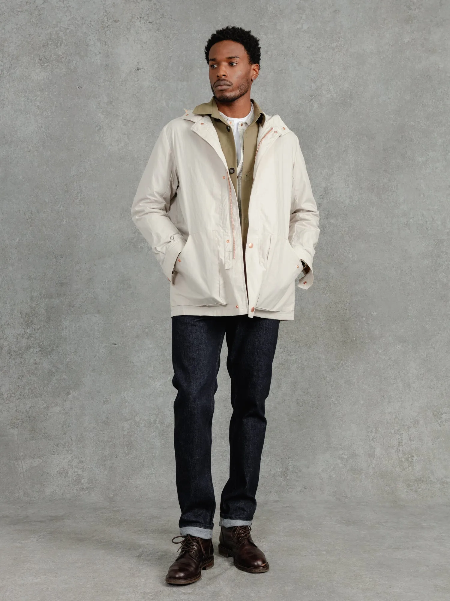The Portobello Parka - Alabaster sold by Private White V.C. product image thumbnail 5
