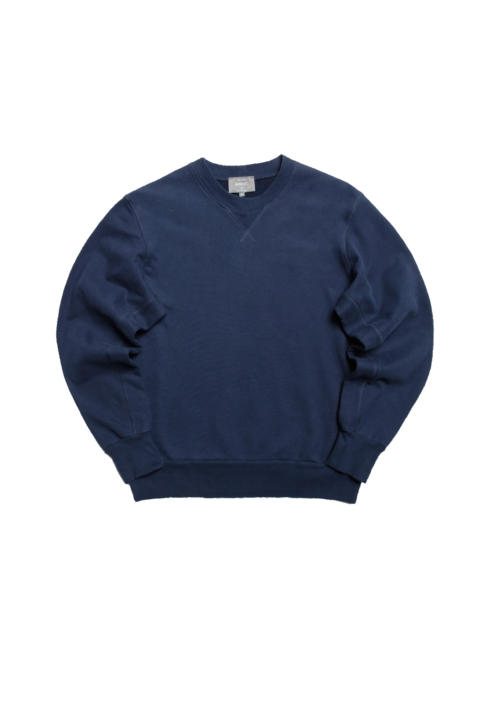 The PW Crew Neck Sweat 2.0 - Ink sold by Private White V.C. product image thumbnail 3
