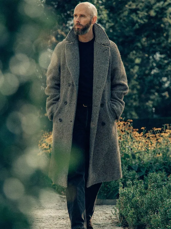 The PS English Tweed Overcoat sold by Private White V.C.