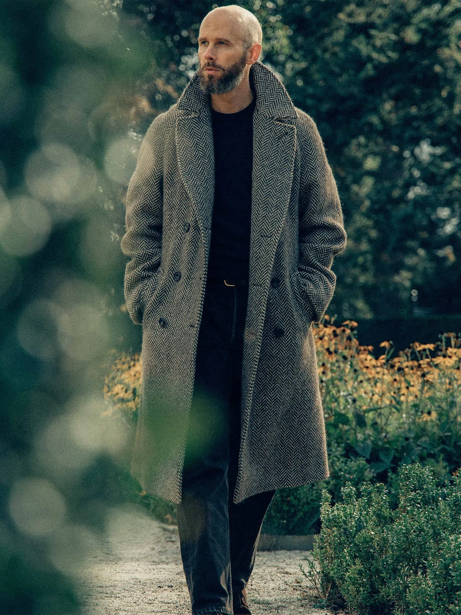 The PS English Tweed Overcoat sold by Private White V.C.