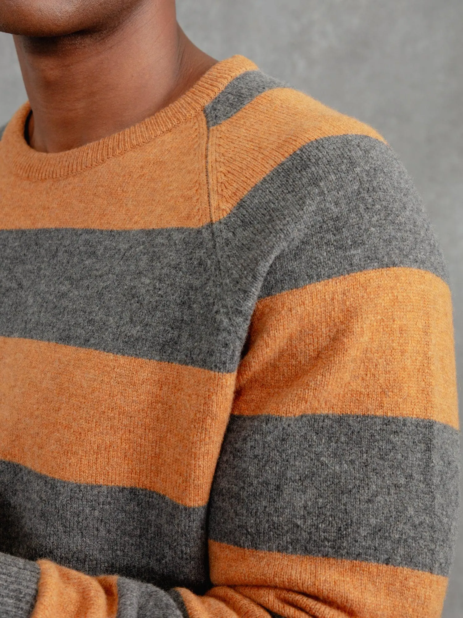 The Merino Wool Striped Sweatshirt sold by Private White V.C. product image thumbnail 4