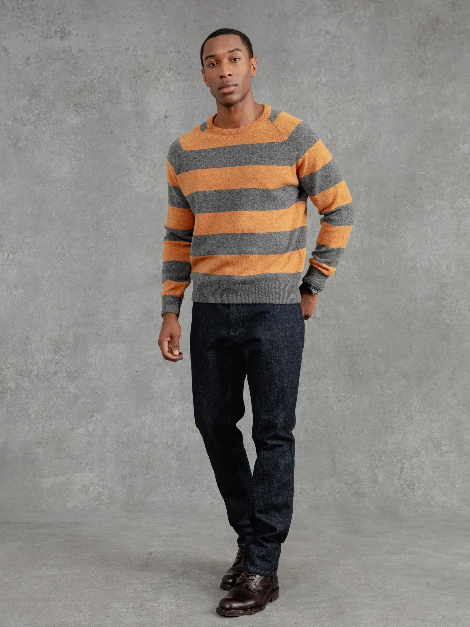 The Merino Wool Striped Sweatshirt sold by Private White V.C. product image thumbnail 2