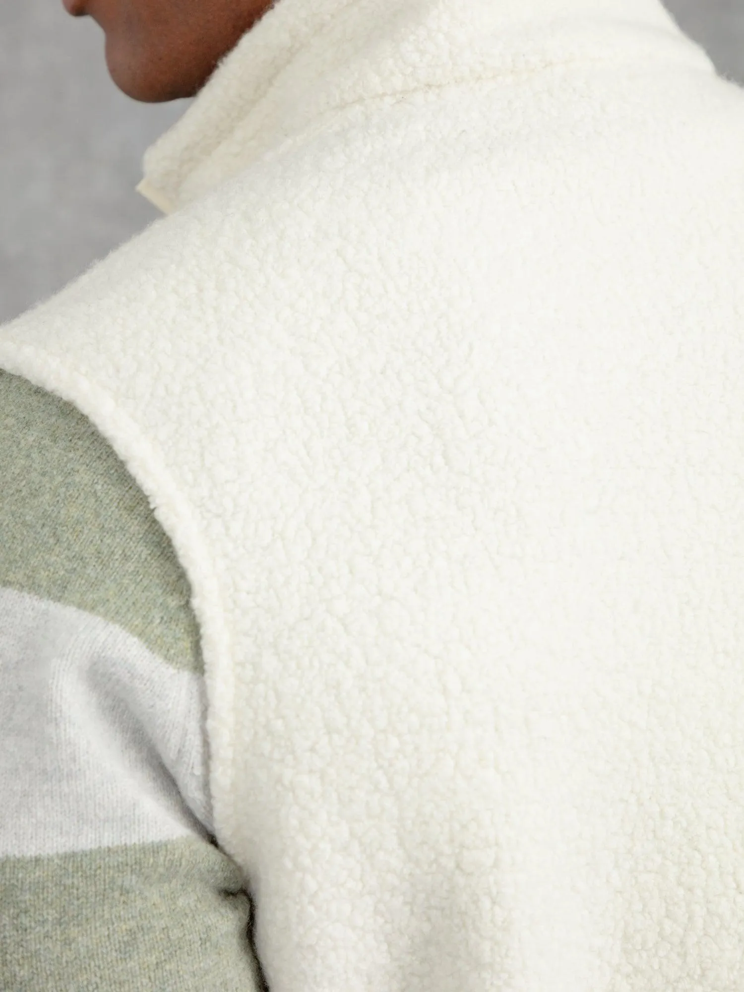 The Fleece Gilet sold by Private White V.C. product image thumbnail 4