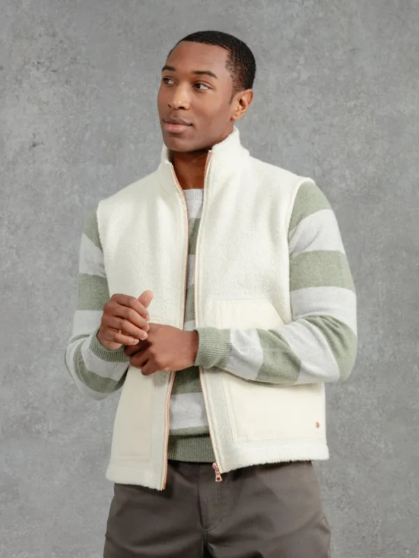 The Fleece Gilet sold by Private White V.C.