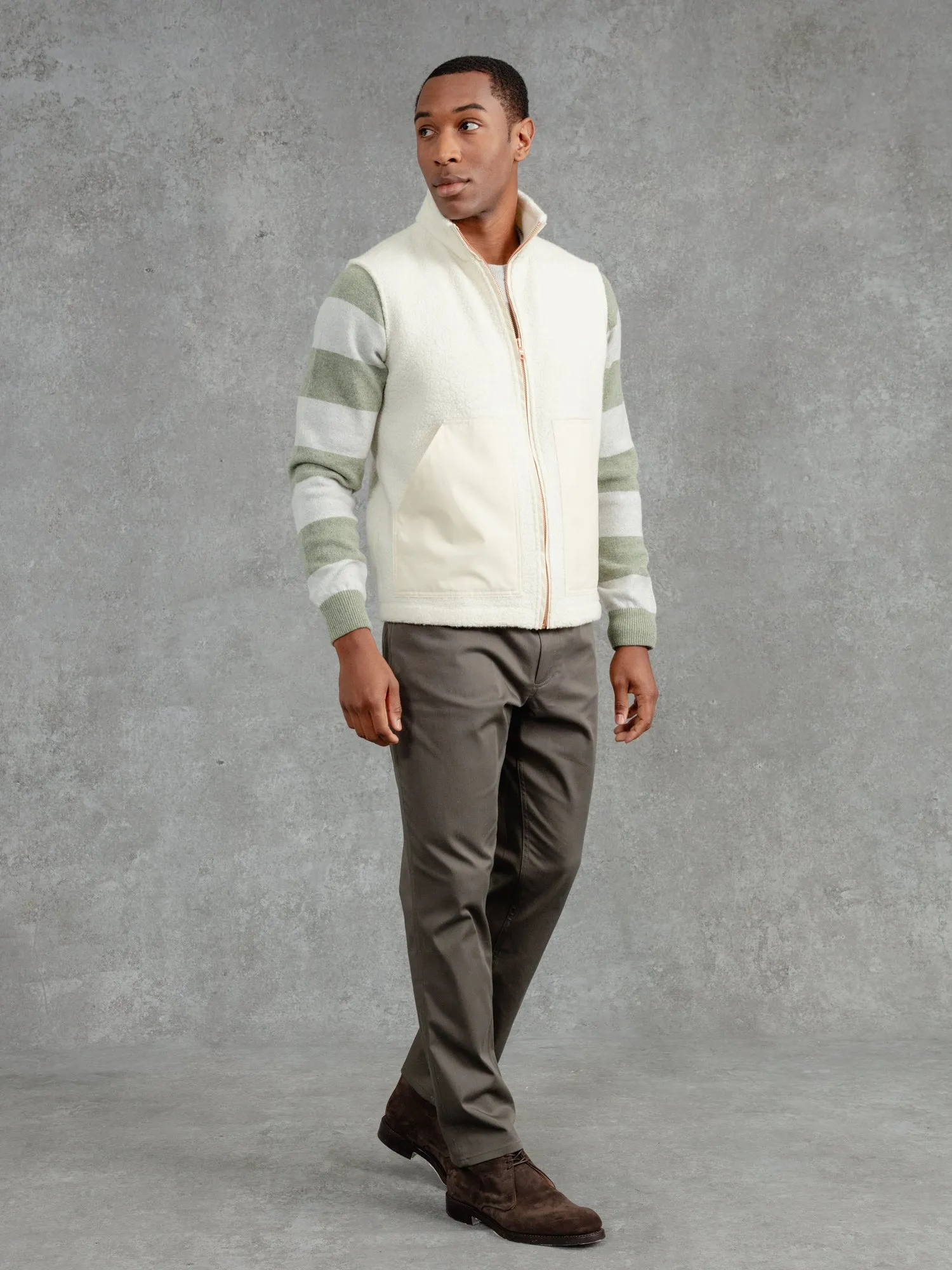 The Fleece Gilet sold by Private White V.C. product image thumbnail 2