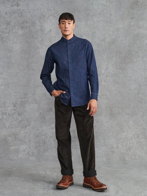 The Stand Collar Shirt sold by Private White V.C.