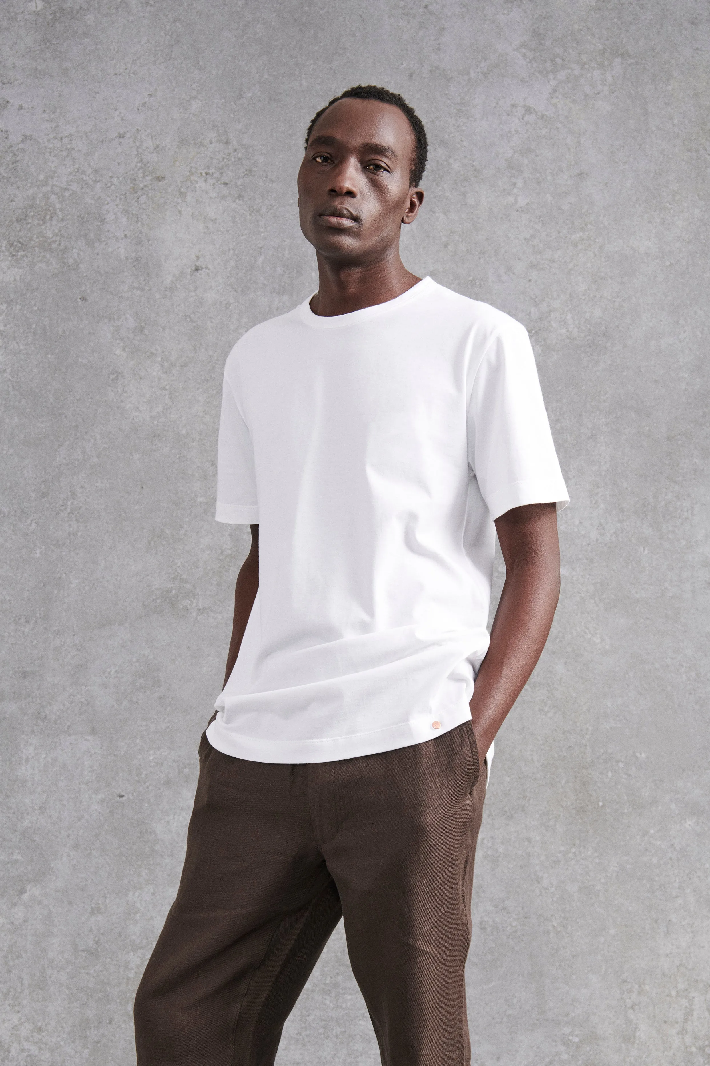 The Salford Tee - White sold by Private White V.C. product image thumbnail 2