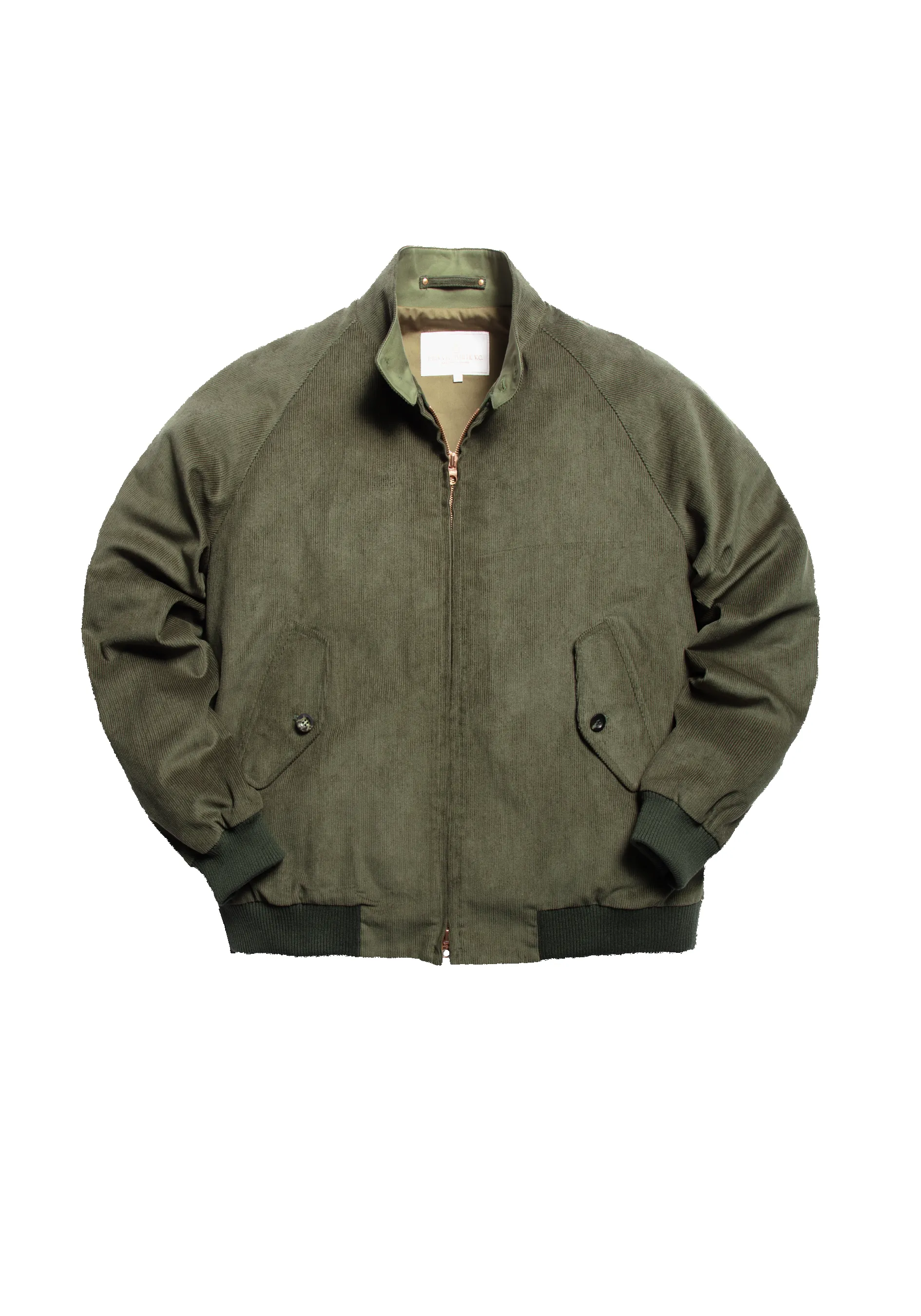 The M3 Cord Bomber - Olive sold by Private White V.C. product image thumbnail 3