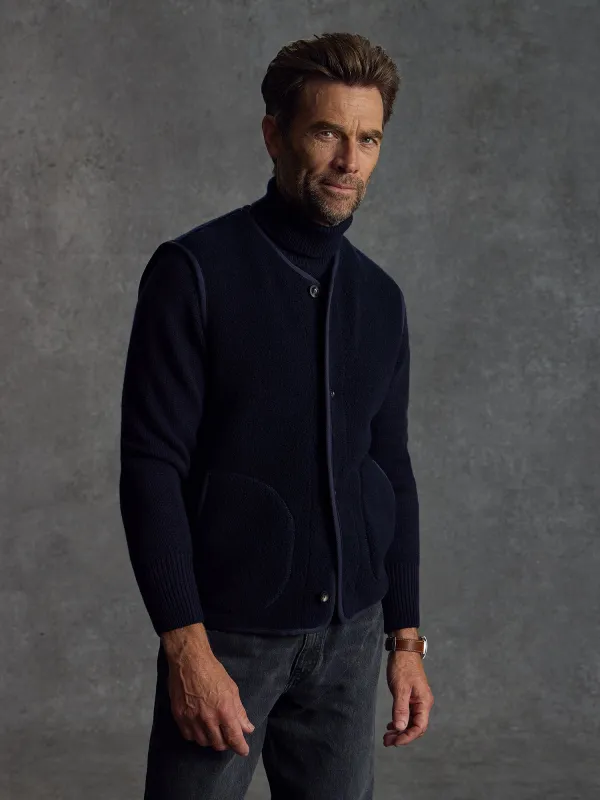 The Vanguard Jerkin - Ink sold by Private White V.C.