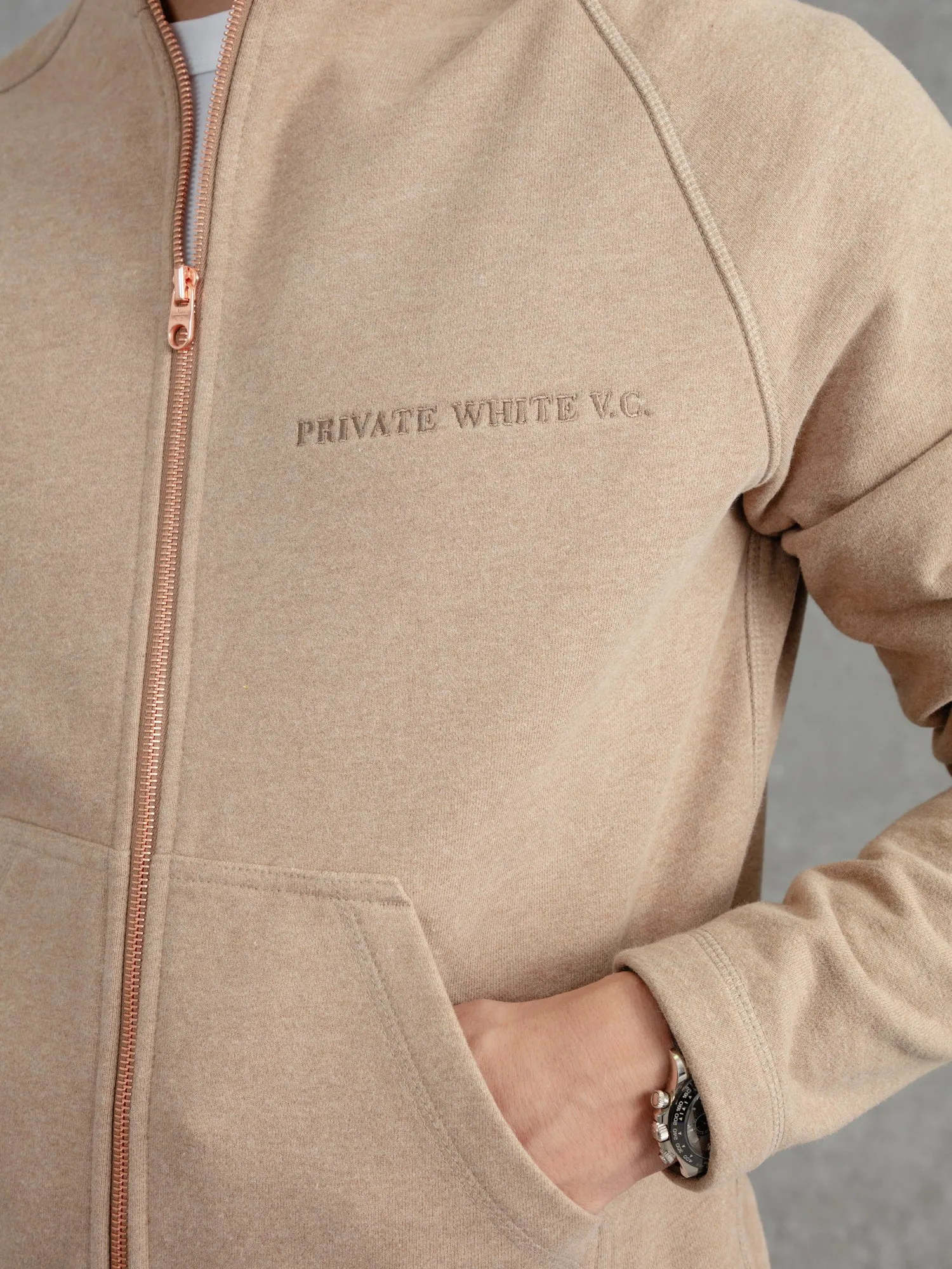 The Funnel Neck 3.0 - Biscuit sold by Private White V.C. product image thumbnail 4