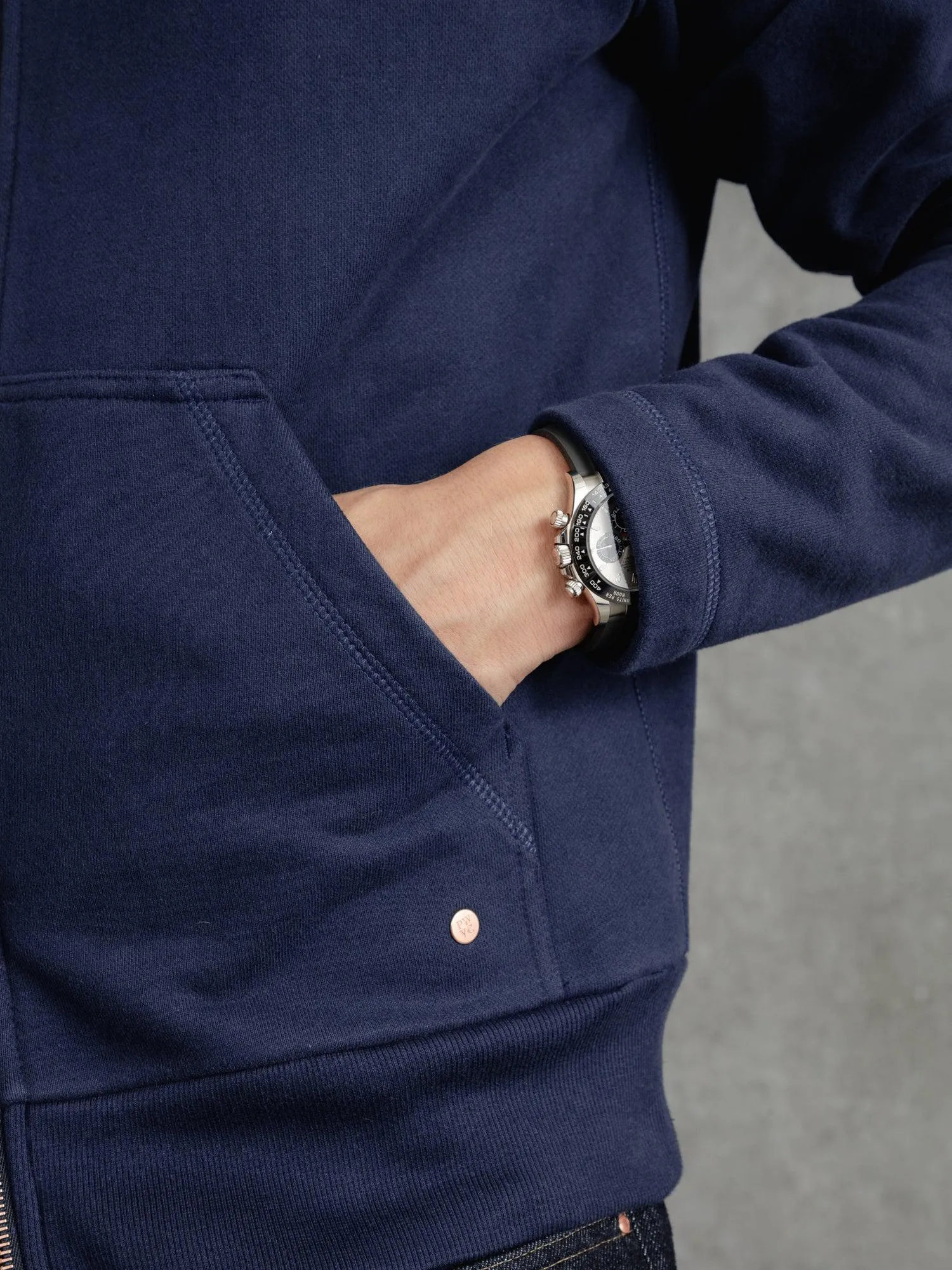 The Funnel Neck 3.0 - Ink sold by Private White V.C. product image thumbnail 4