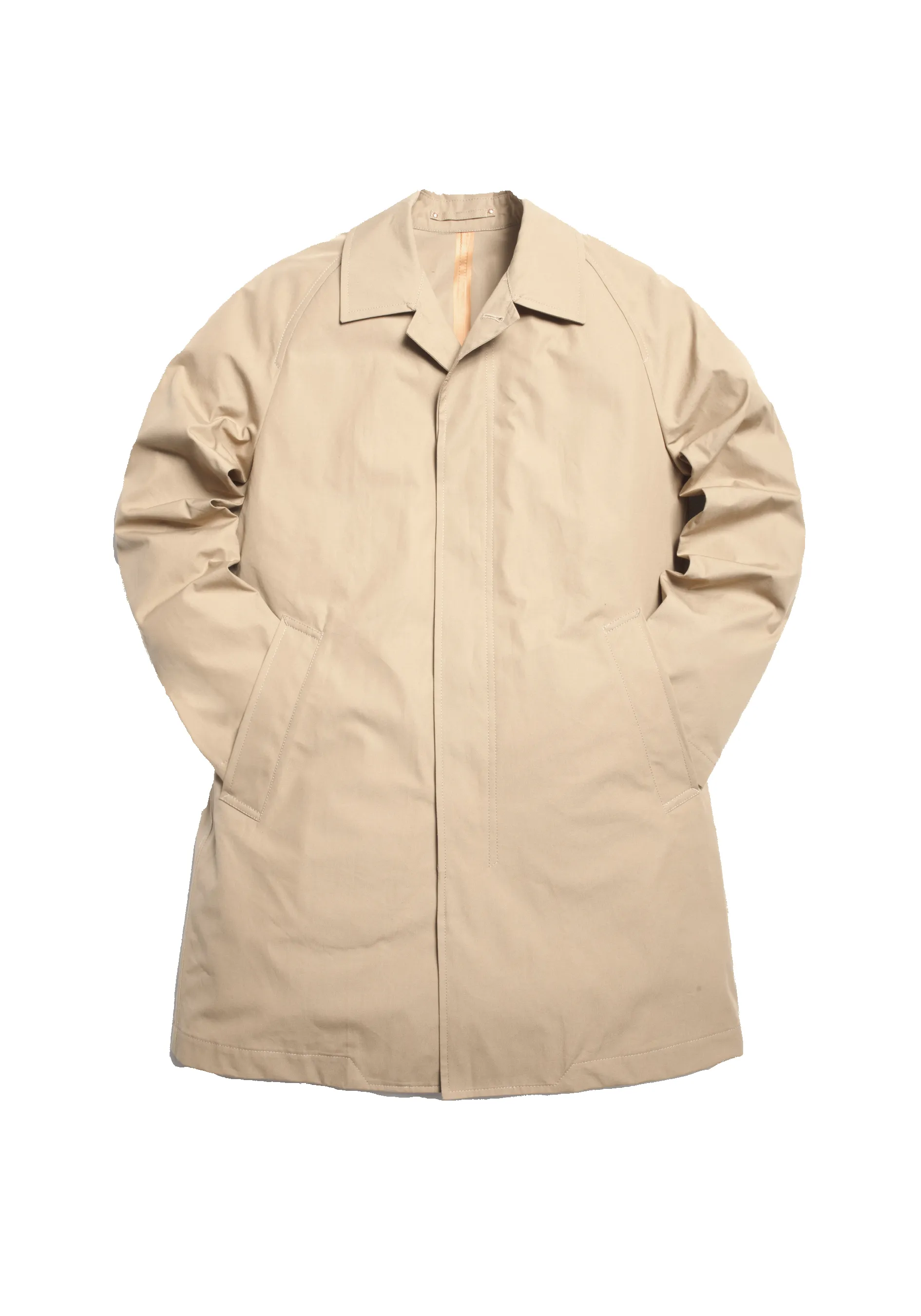 The Ventile® Raglan Raincoat - Natural sold by Private White V.C. product image thumbnail 3