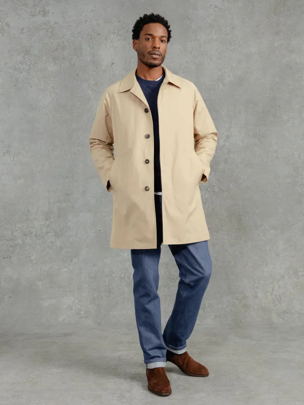 The Ventile® Raglan Raincoat - Natural sold by Private White V.C.