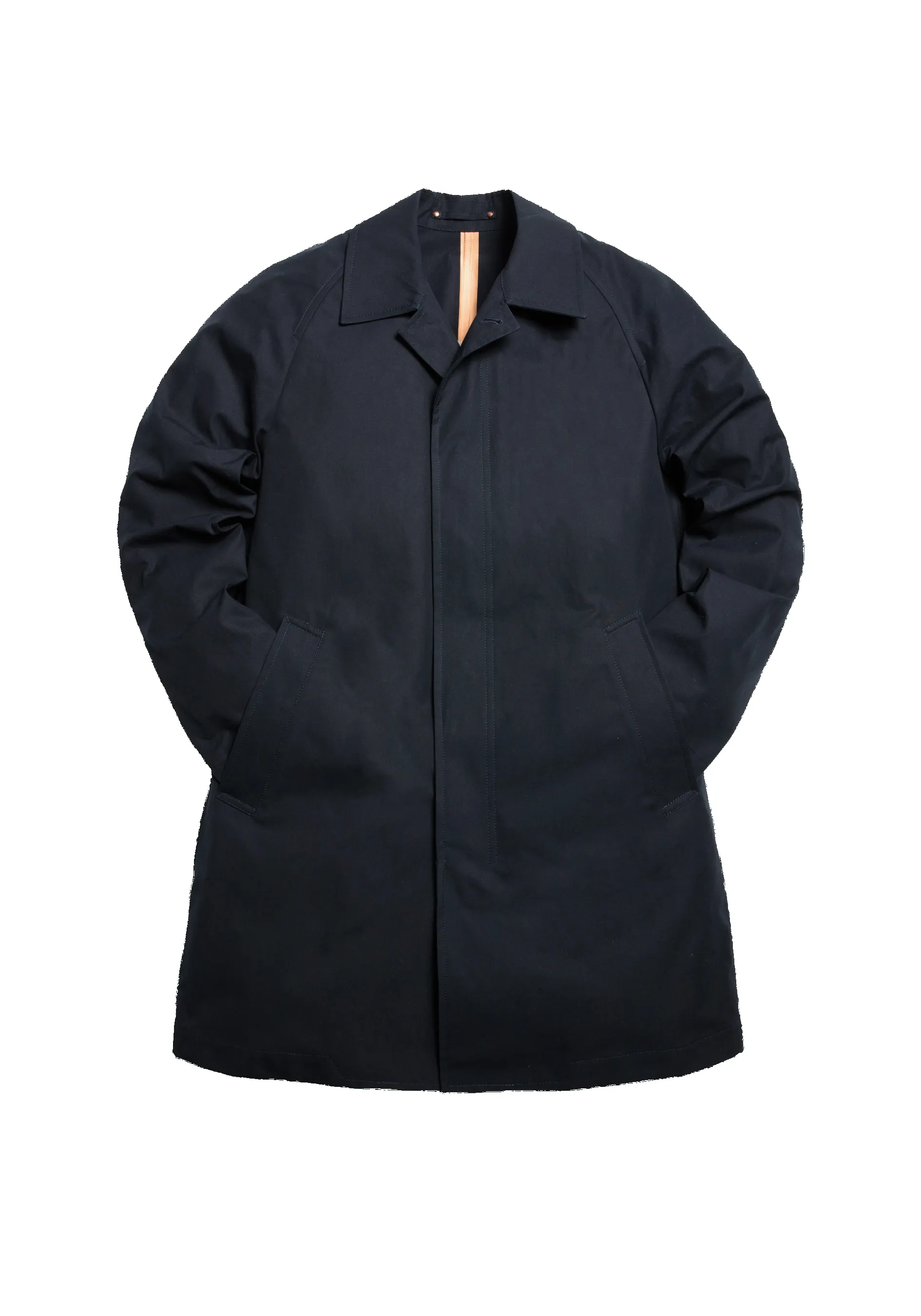 The Ventile® Raglan Raincoat - Ink sold by Private White V.C. product image thumbnail 3