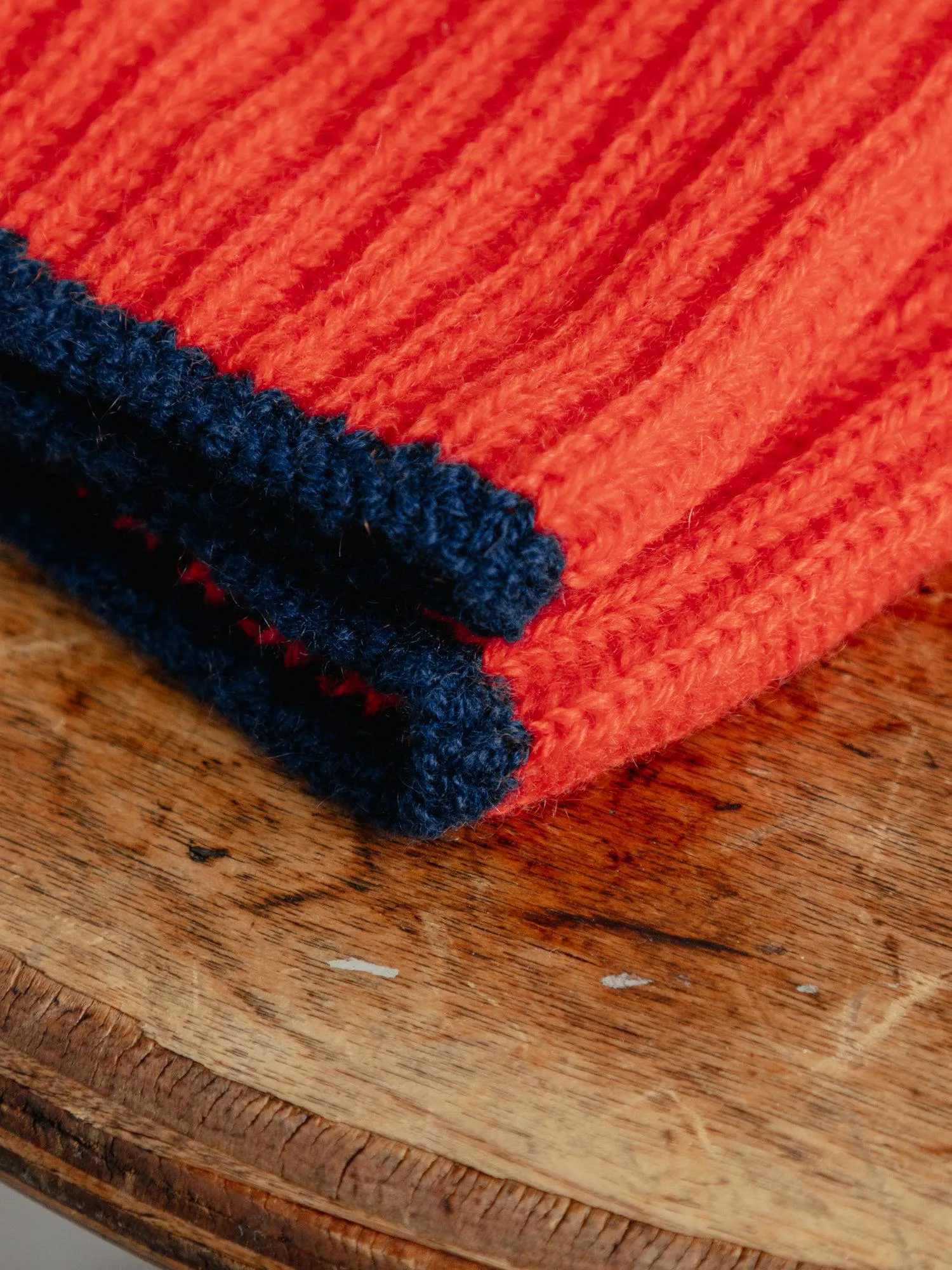 The Tipped Cashmere Wrist Warmers - Vermillion sold by Private White V.C. product image thumbnail 2