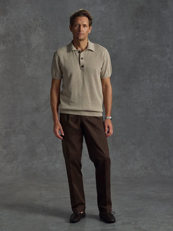 The Martini Polo - Sand made by Private White V.C.