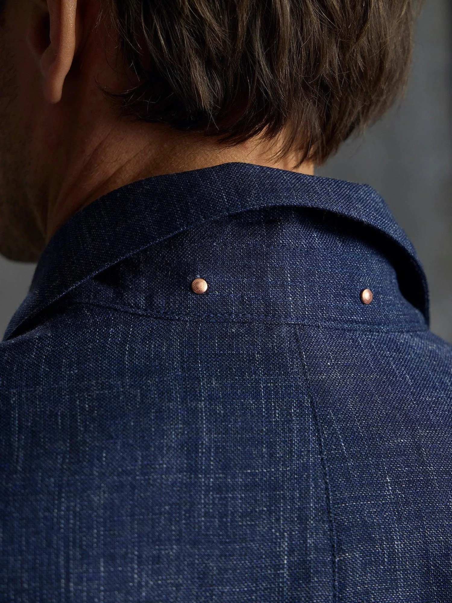 The Diplomat - Indigo Ink sold by Private White V.C. product image thumbnail 3