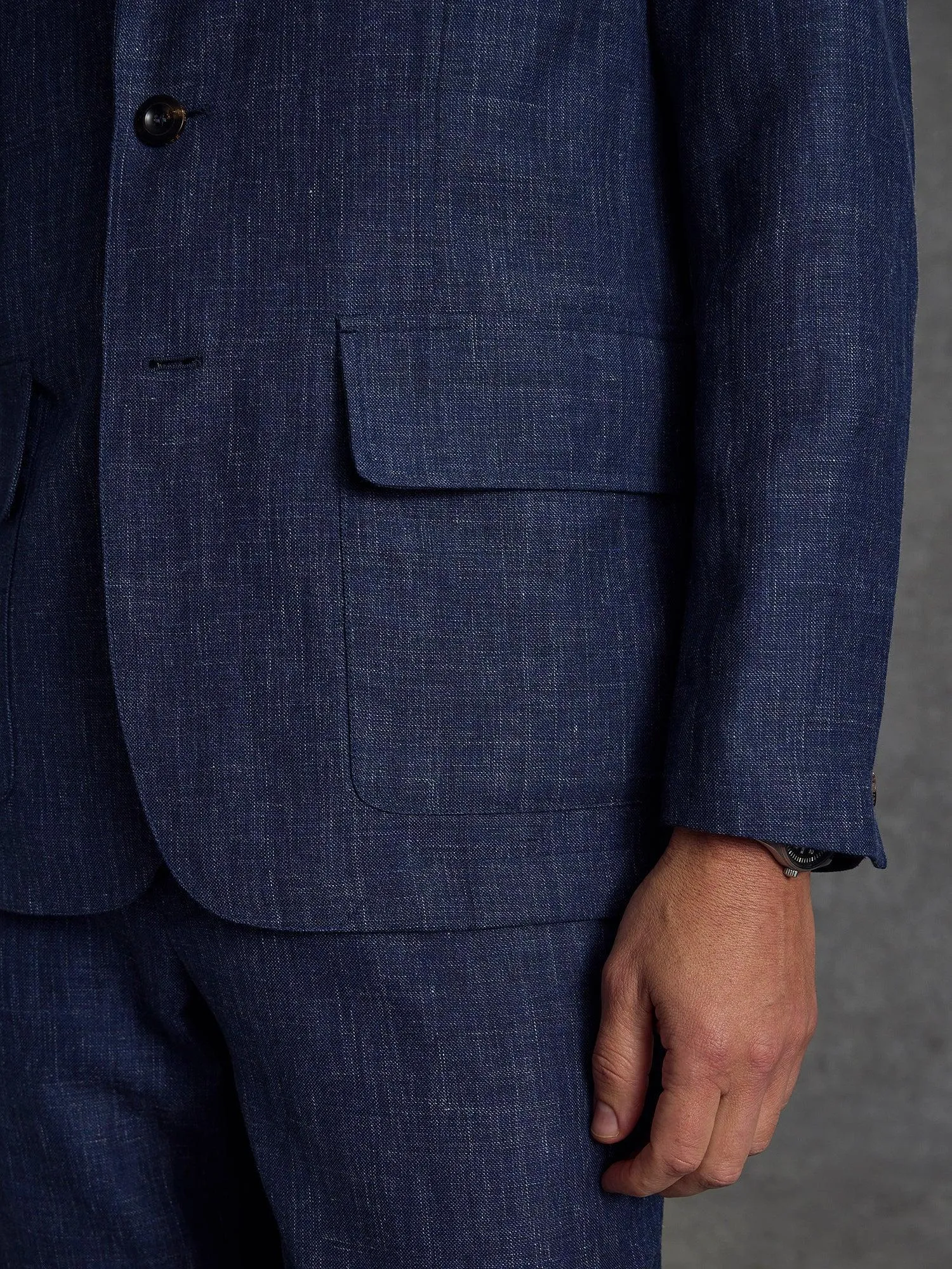 The Diplomat - Indigo Ink sold by Private White V.C. product image thumbnail 5