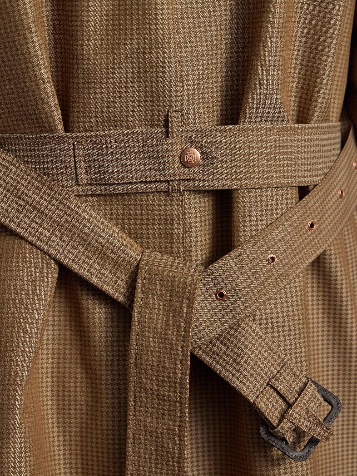 The Honey Trap Trench - Puppytooth sold by Private White V.C. product image thumbnail 5