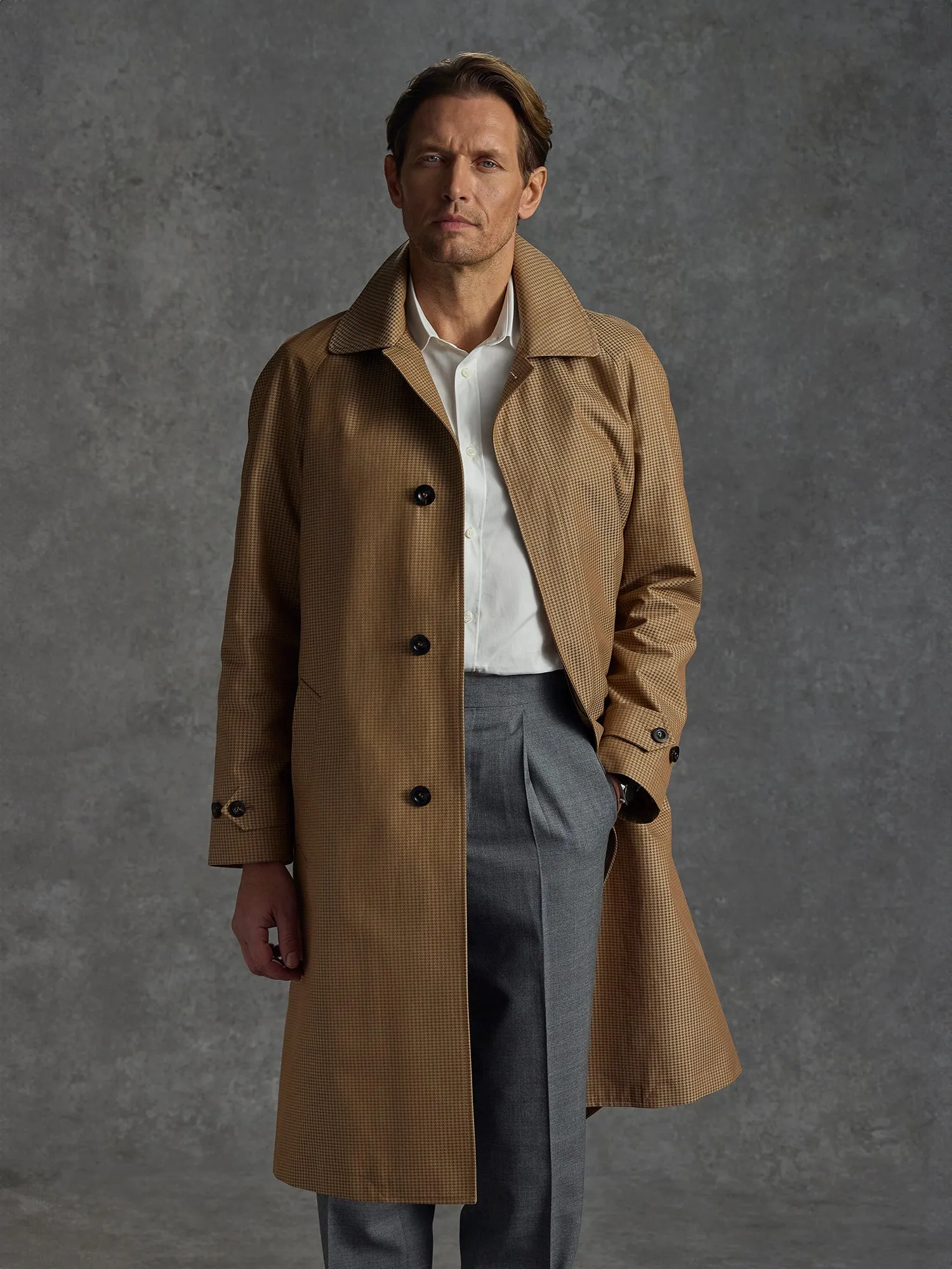 The Honey Trap Trench - Puppytooth sold by Private White V.C. product image thumbnail 3