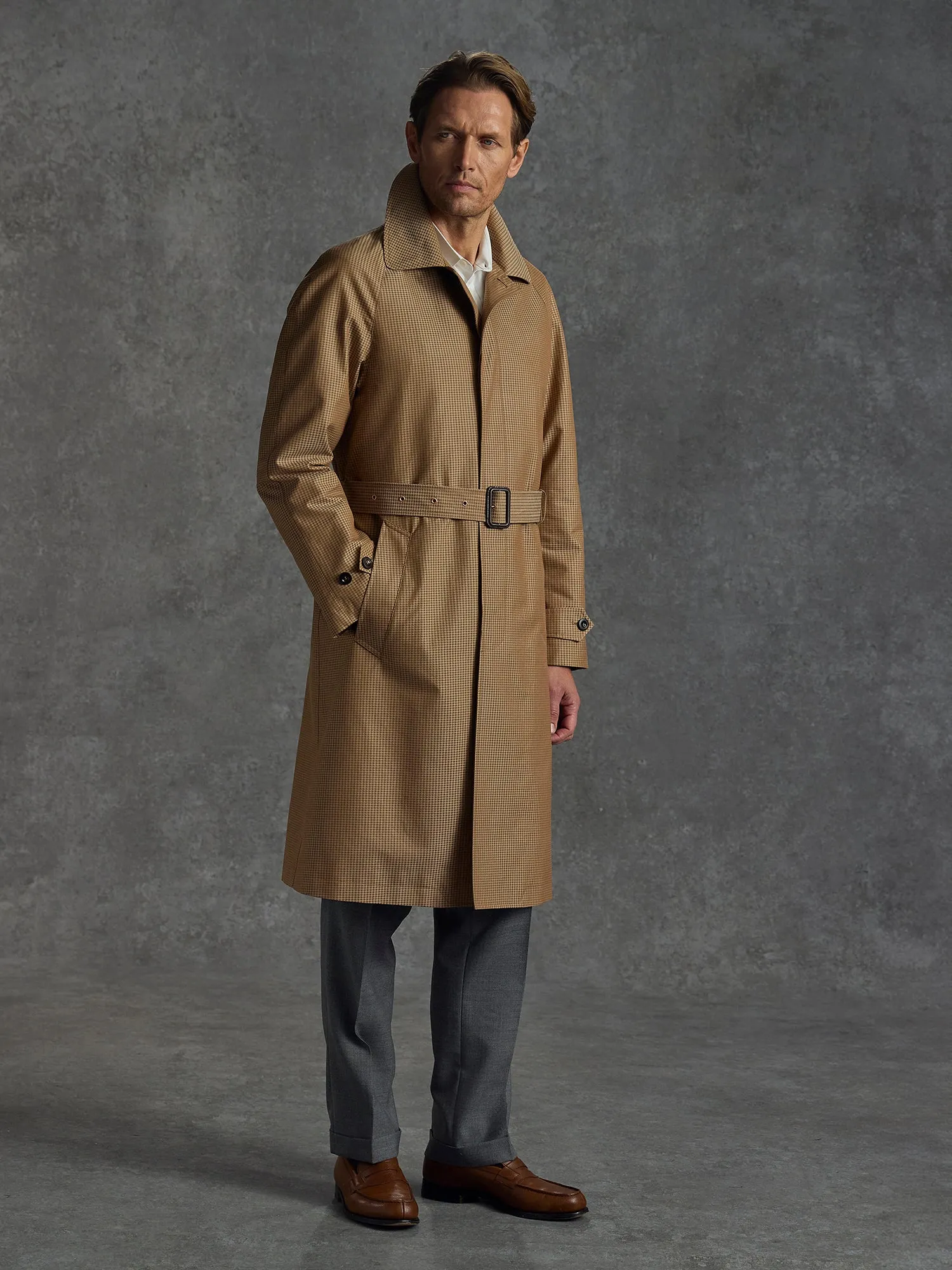 The Honey Trap Trench - Puppytooth sold by Private White V.C. product image thumbnail 4