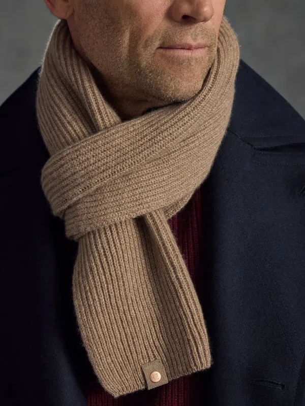The Commando Scarf - Desert Taupe made by Private White V.C.