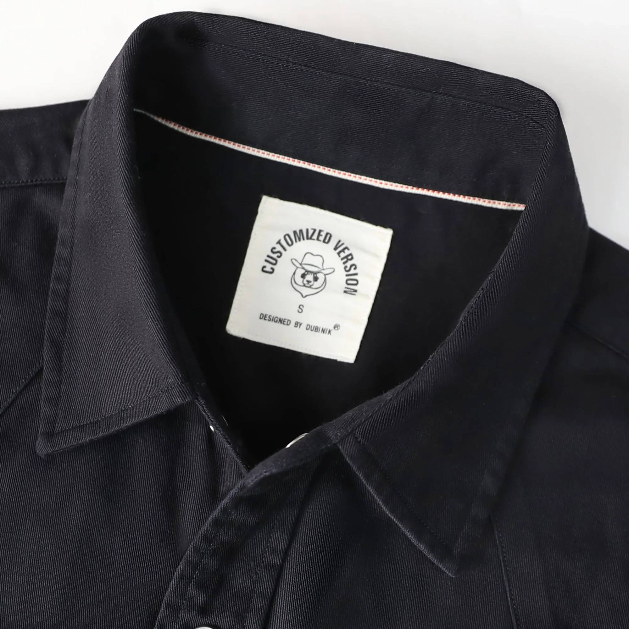 Dubinik® 7.2 oz Men's Western Cowboy Pearl Snap Long Sleeve Work Shirt#10612 sold by Dubinik product image thumbnail 3