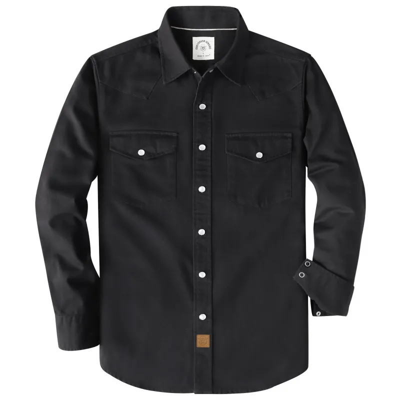 Dubinik® 7.2 oz Men's Western Cowboy Pearl Snap Long Sleeve Work Shirt#10612 made by Dubinik