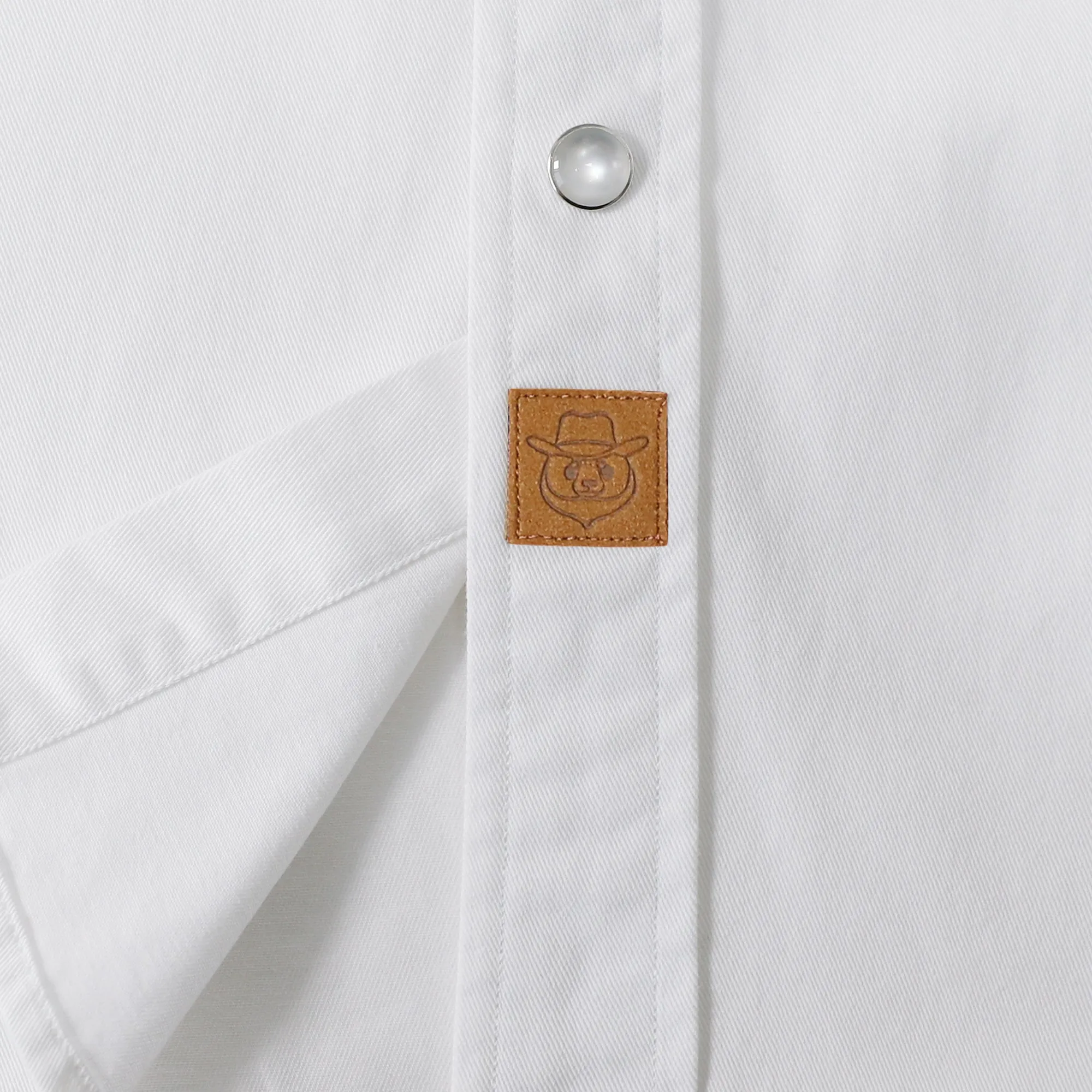 Dubinik® 7.2oz Men's Western Cowboy Pearl Snap Long Sleeve Work Shirt#10603 sold by Dubinik product image thumbnail 5