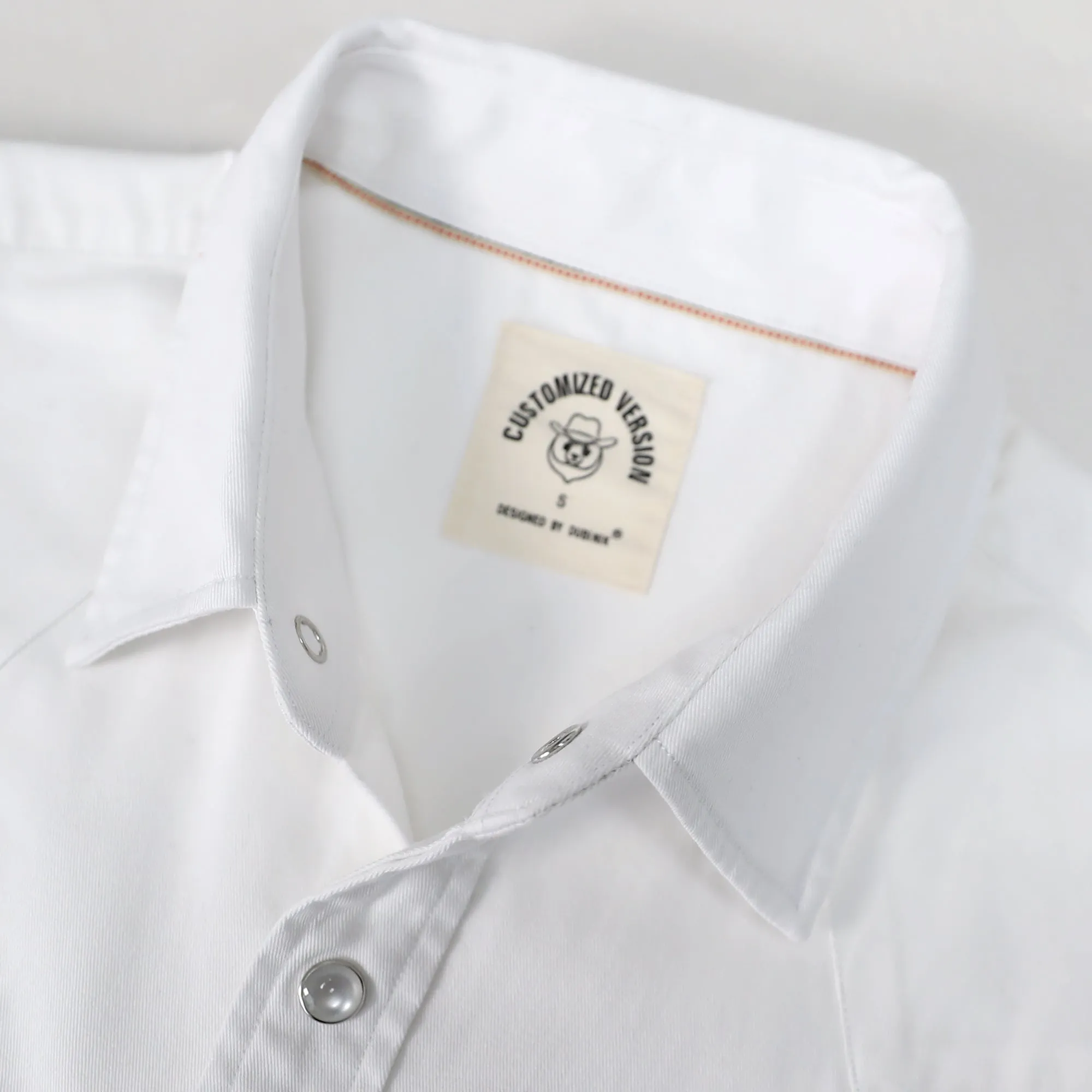 Dubinik® 7.2oz Men's Western Cowboy Pearl Snap Long Sleeve Work Shirt#10603 sold by Dubinik product image thumbnail 3