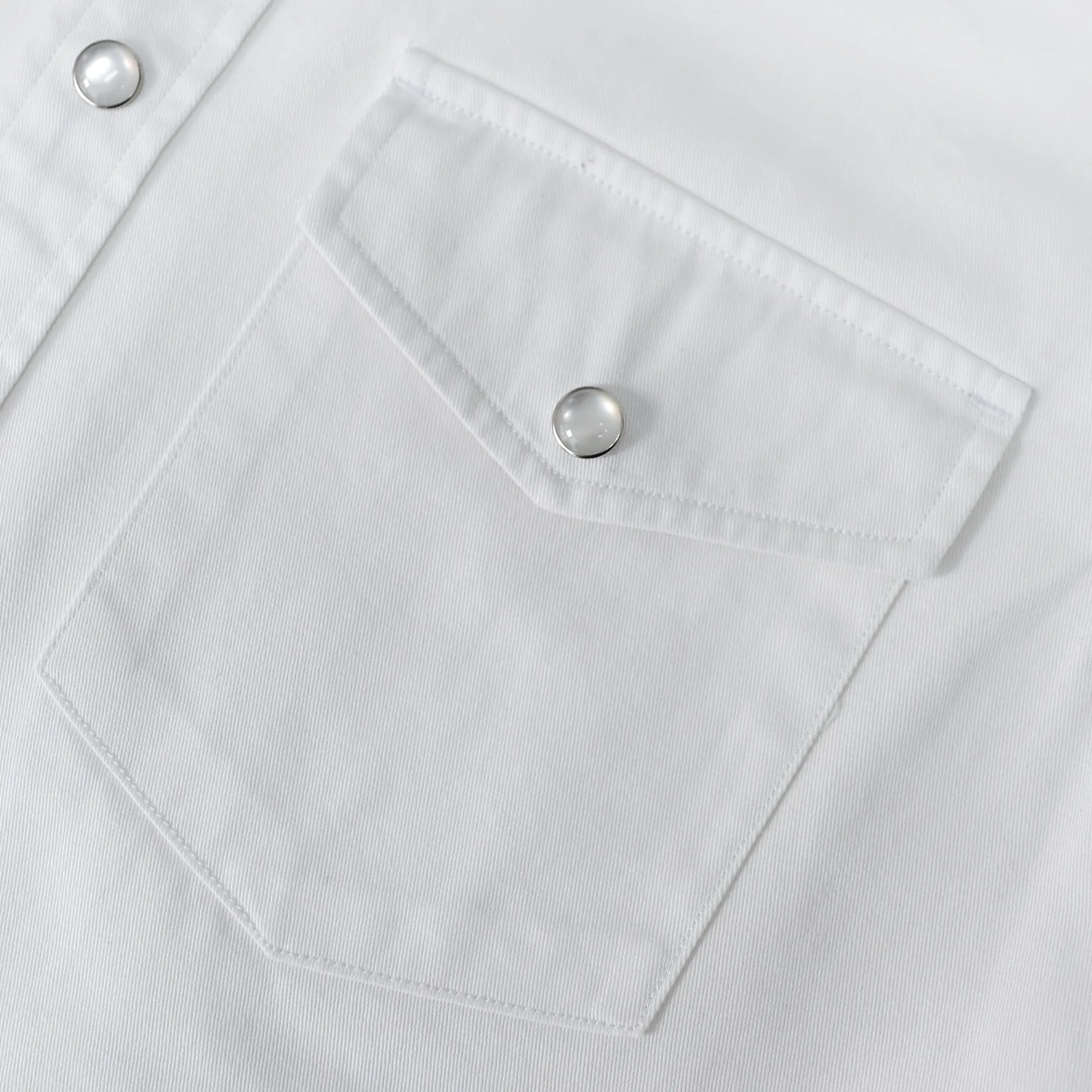 Dubinik® 7.2oz Men's Western Cowboy Pearl Snap Long Sleeve Work Shirt#10603 sold by Dubinik product image thumbnail 4