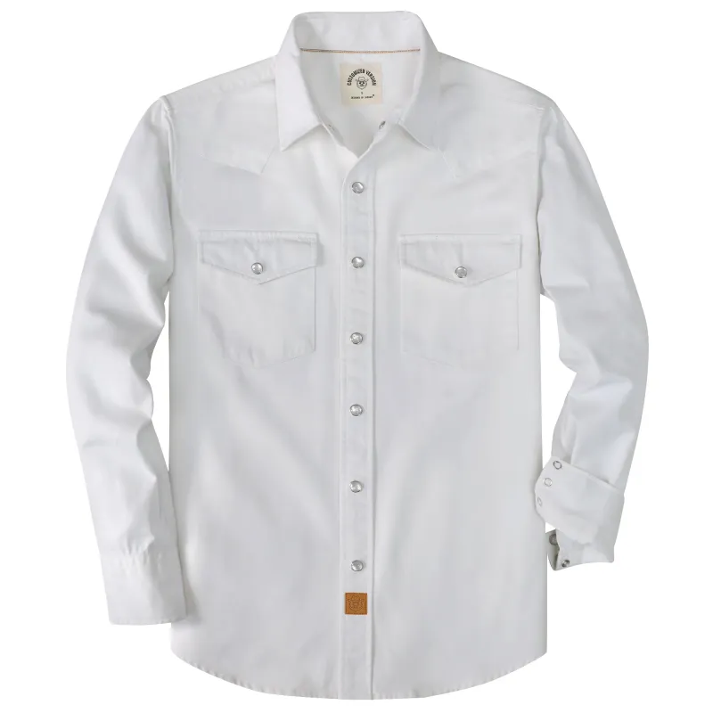 Dubinik® 7.2oz Men's Western Cowboy Pearl Snap Long Sleeve Work Shirt#10603 made by Dubinik