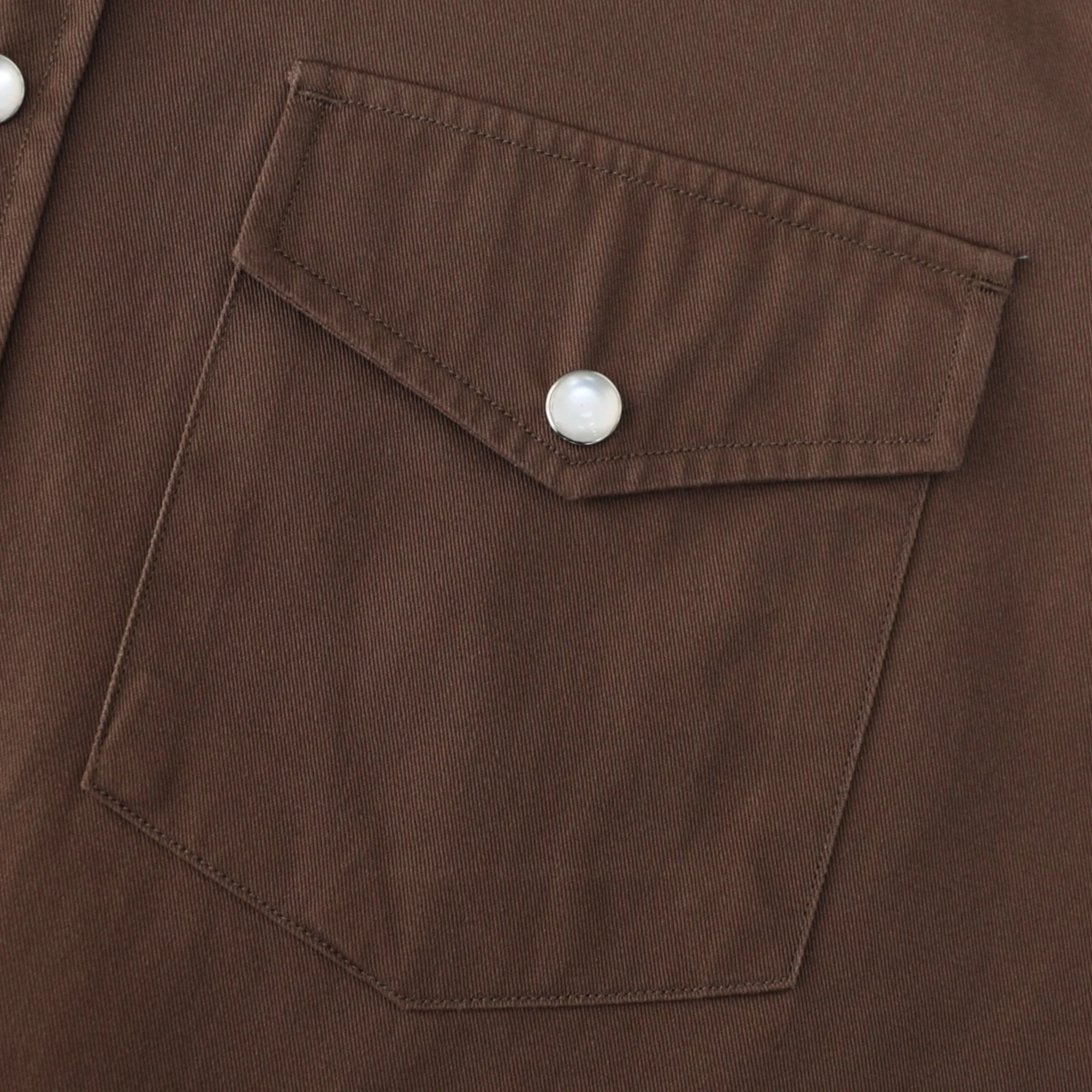 Dubinik® Mens Short Sleeve Work Shirt Snap Button Heavy Cotton#10510 sold by Dubinik product image thumbnail 3