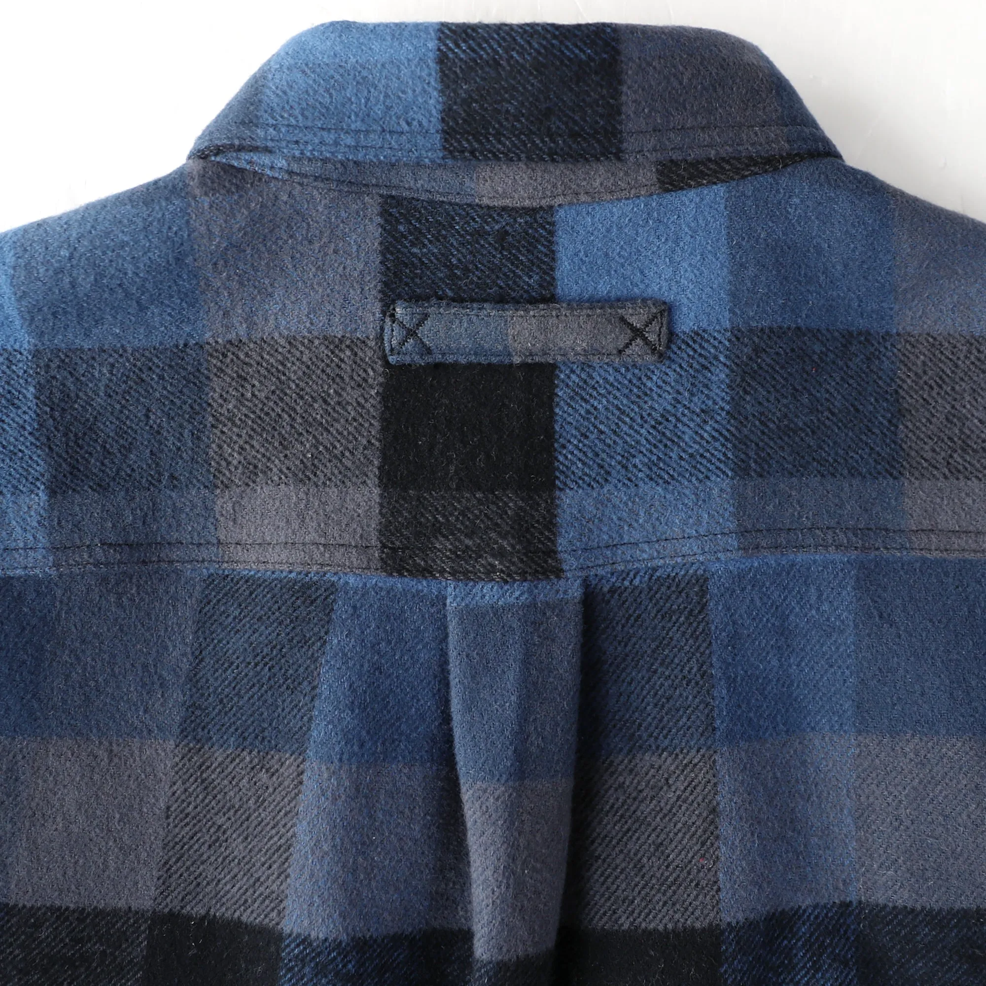 Dubinik® 10.8oz Men's Flannel Shacket Plaid Jacket with Warm Lining Button Up#38410 sold by Dubinik product image thumbnail 4