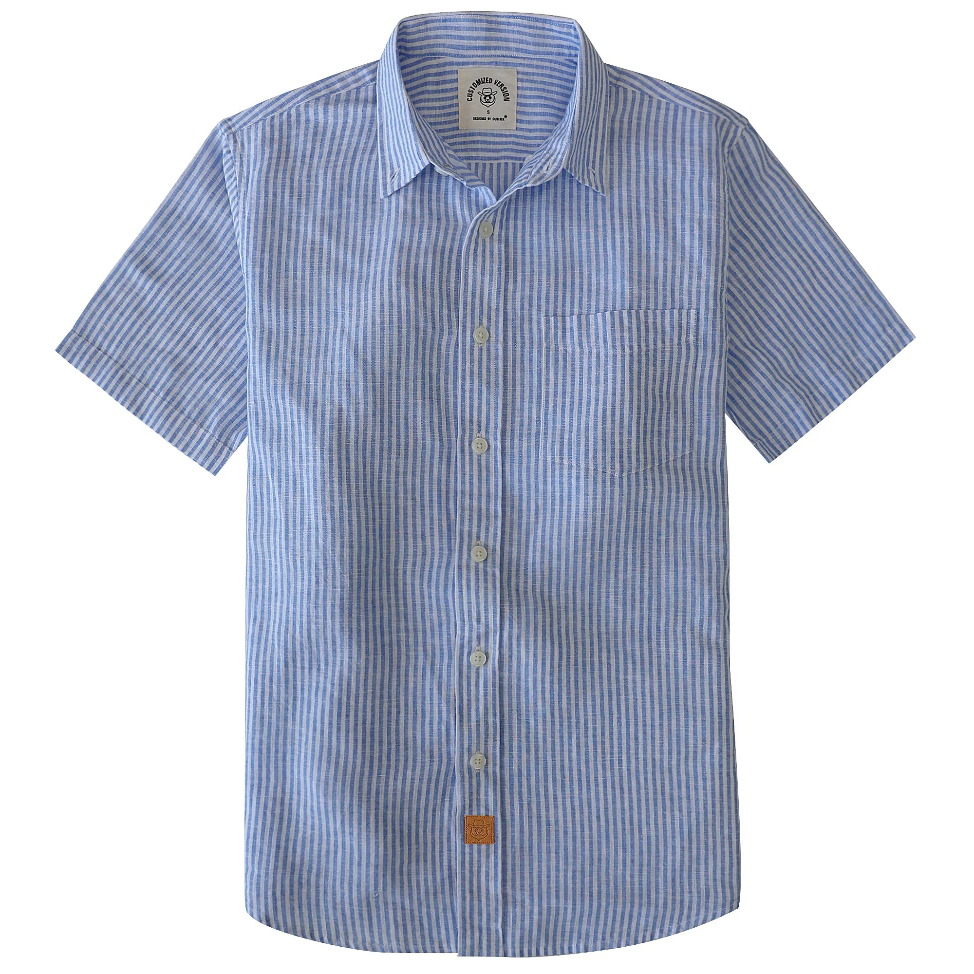 Dubinik® Mens Short Sleeve Button Down Shirts Summer Vintage Short Sleeve Button Down Men Lightweight Men's Casual Shirts#51044 sold by Dubinik