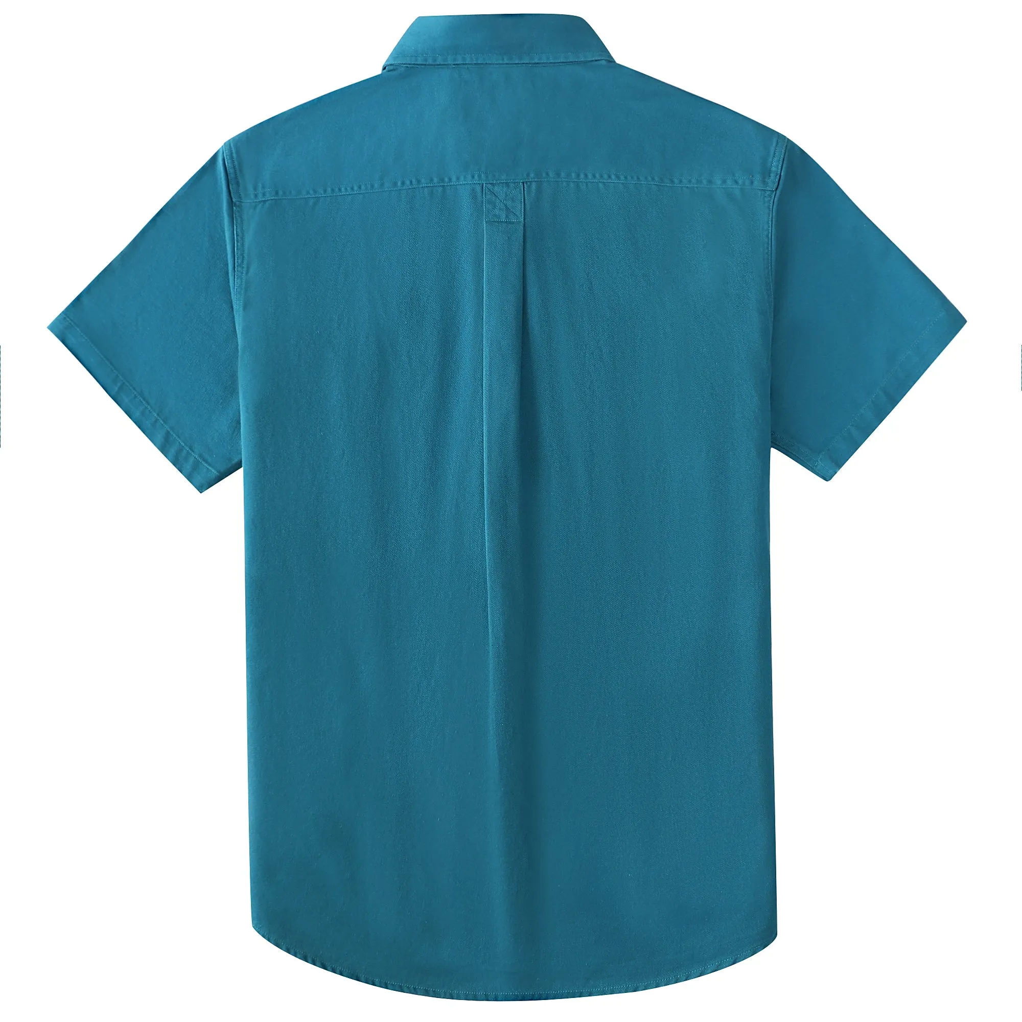 Dubinik® Men’s Short Sleeve Work Shirt – 2 Pocket Cotton Casual#10711 sold by Dubinik product image thumbnail 2