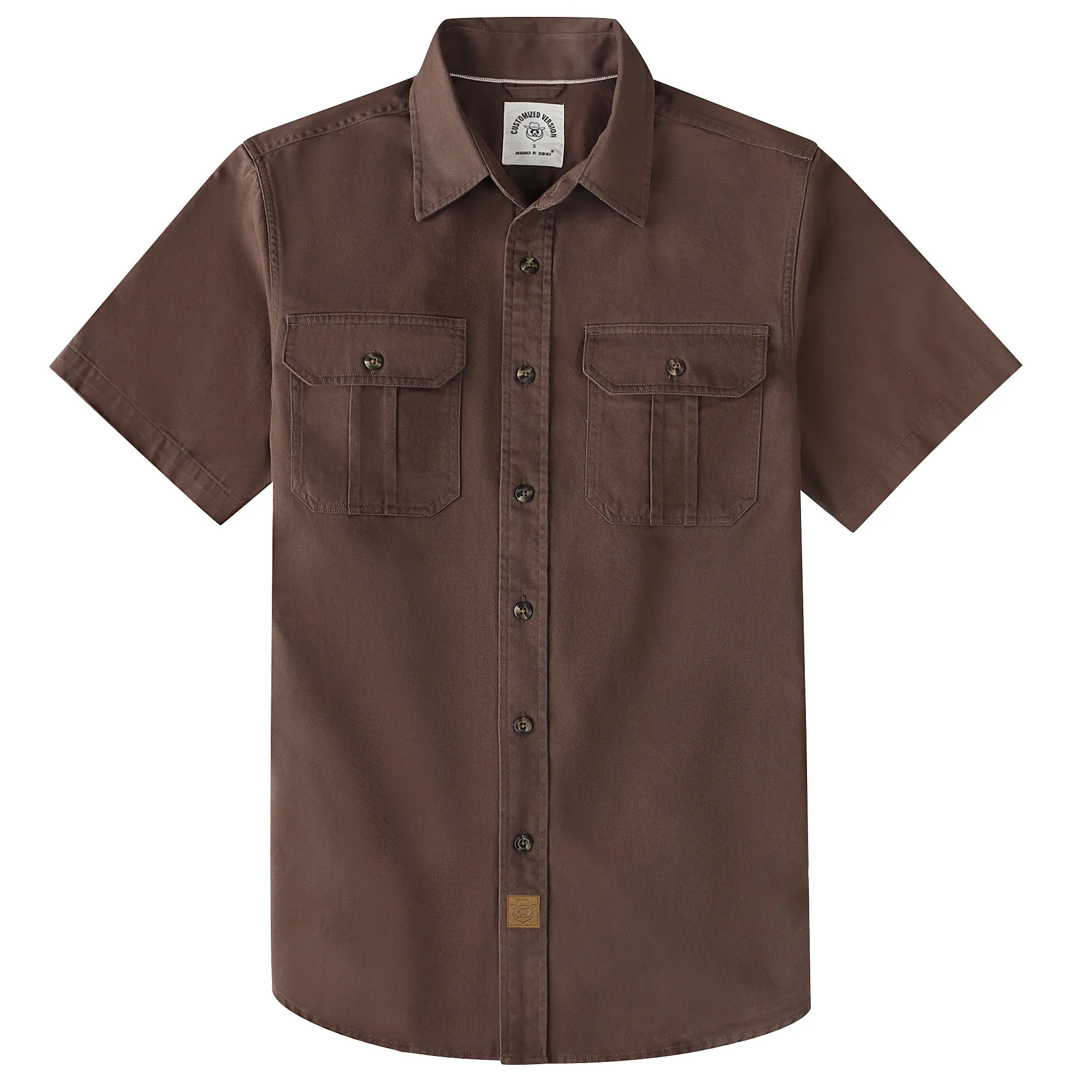 Dubinik® Men’s Short Sleeve Work Shirt – 2 Pocket Cotton Casual#10710 sold by Dubinik