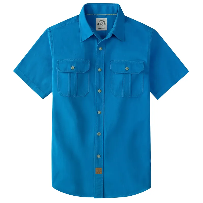 Dubinik® Men’s Short Sleeve Work Shirt – 2 Pocket Cotton Casual#10706 made by Dubinik