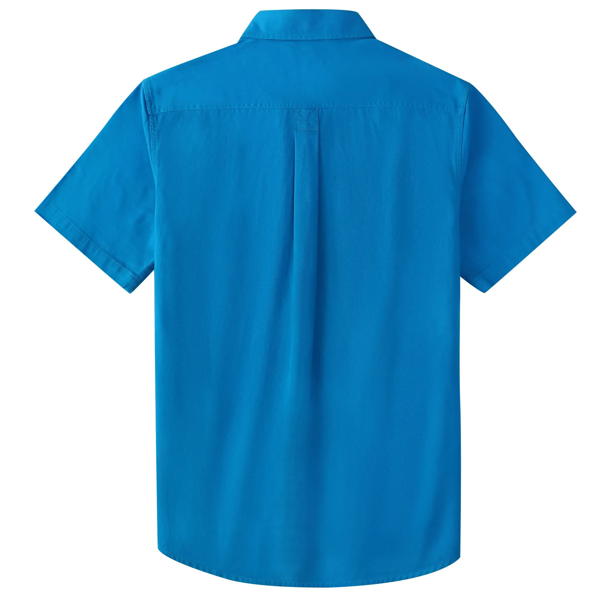 Dubinik® Men’s Short Sleeve Work Shirt – 2 Pocket Cotton Casual#10706 sold by Dubinik product image thumbnail 2