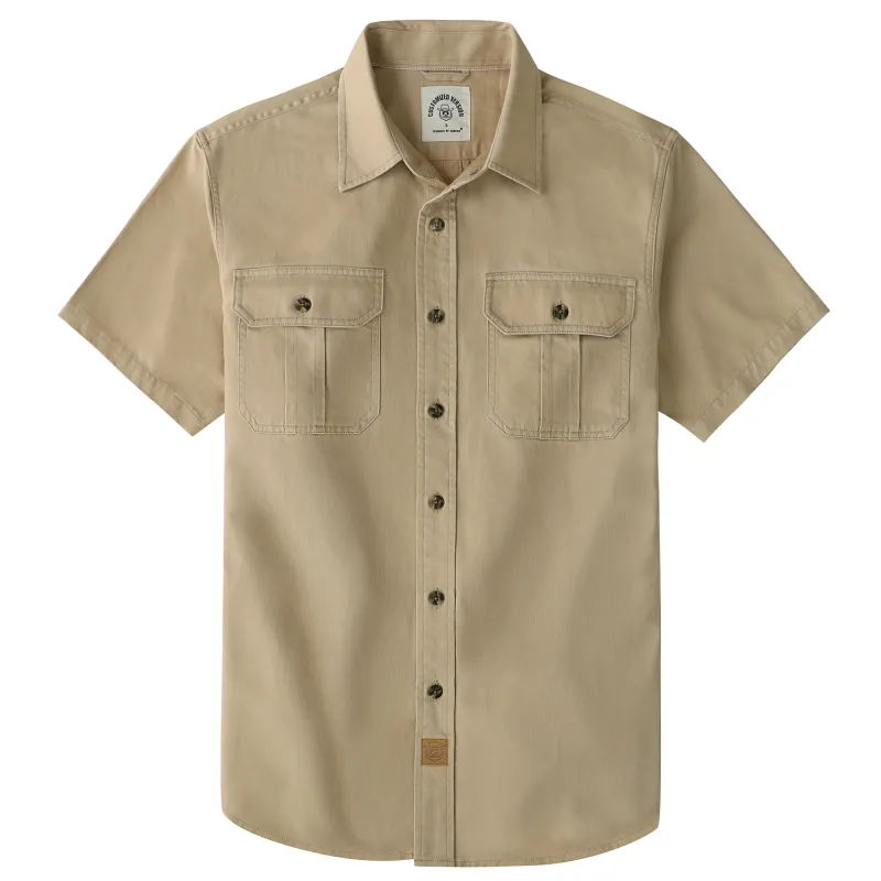 Dubinik® Men’s Short Sleeve Work Shirt – 2 Pocket Cotton Casual#10705 made by Dubinik