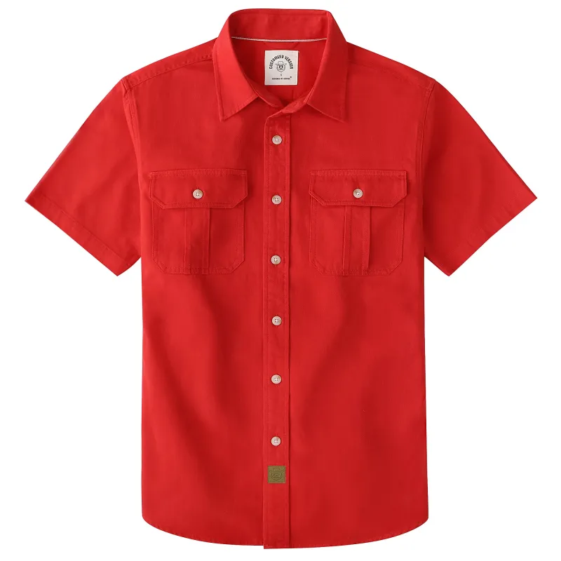Dubinik® Men’s Short Sleeve Work Shirt – 2 Pocket Cotton Casual#10704 made by Dubinik
