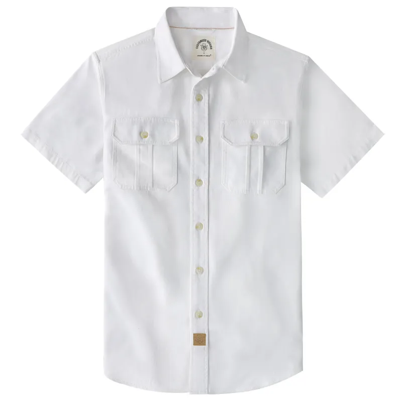 Dubinik® Men’s Short Sleeve Work Shirt – 2 Pocket Cotton Casual#10703 made by Dubinik