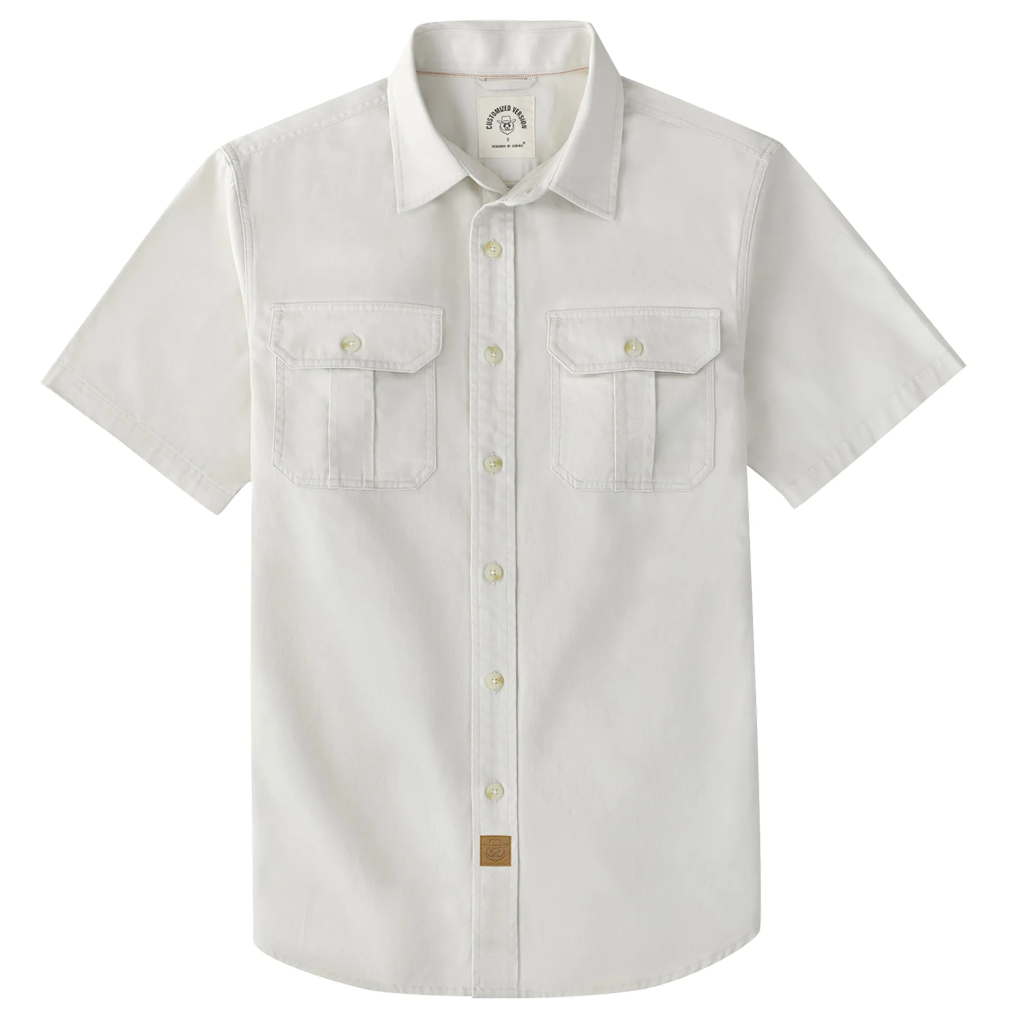 Dubinik® Men’s Short Sleeve Work Shirt – 2 Pocket Cotton Casual#10701 sold by Dubinik