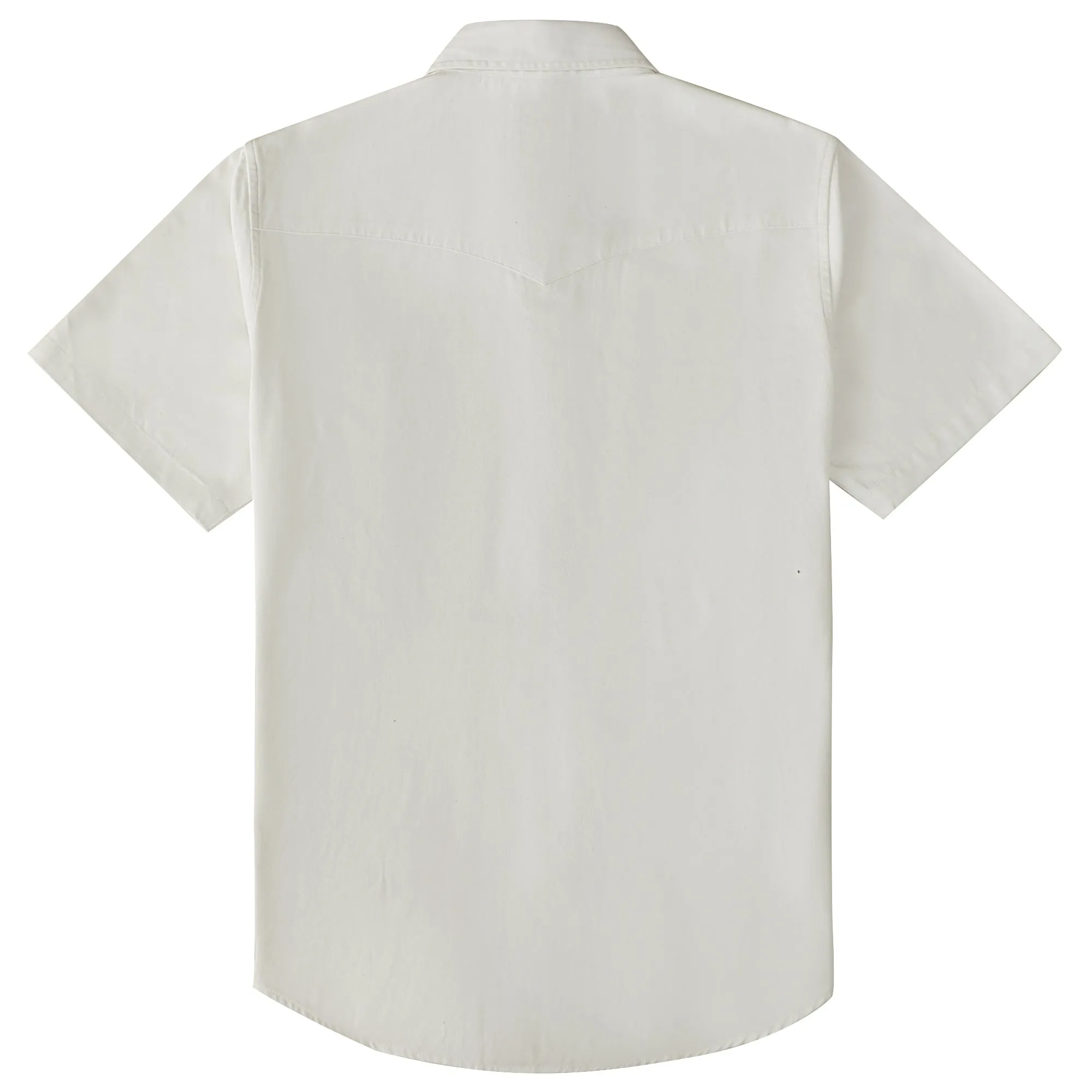 Dubinik® Mens Short Sleeve Work Shirt Snap Button Heavy Cotton#10501 sold by Dubinik product image thumbnail 2