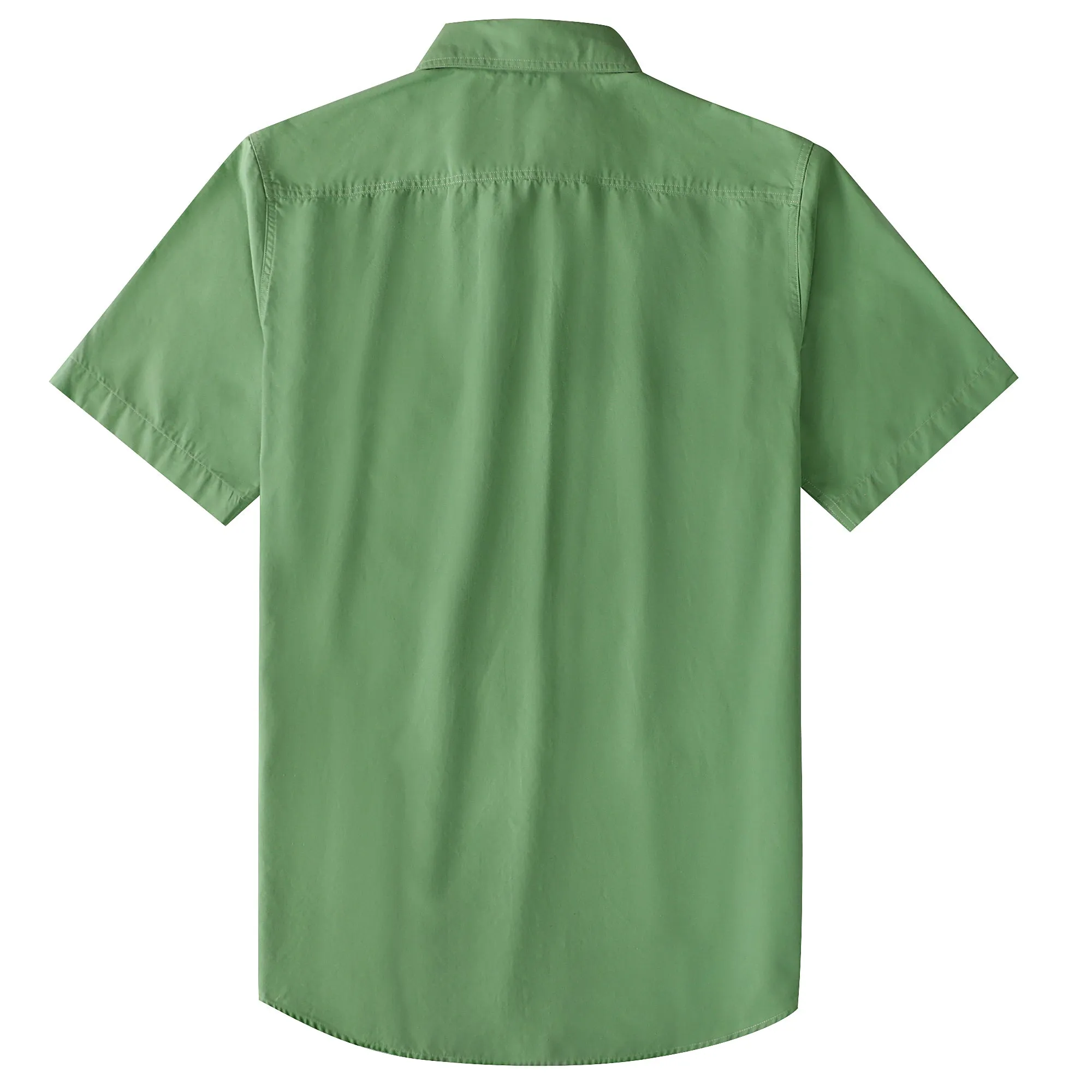 Dubinik® Mens Short Sleeve Shirts Plaid Casual Regular #49031 sold by Dubinik product image thumbnail 2