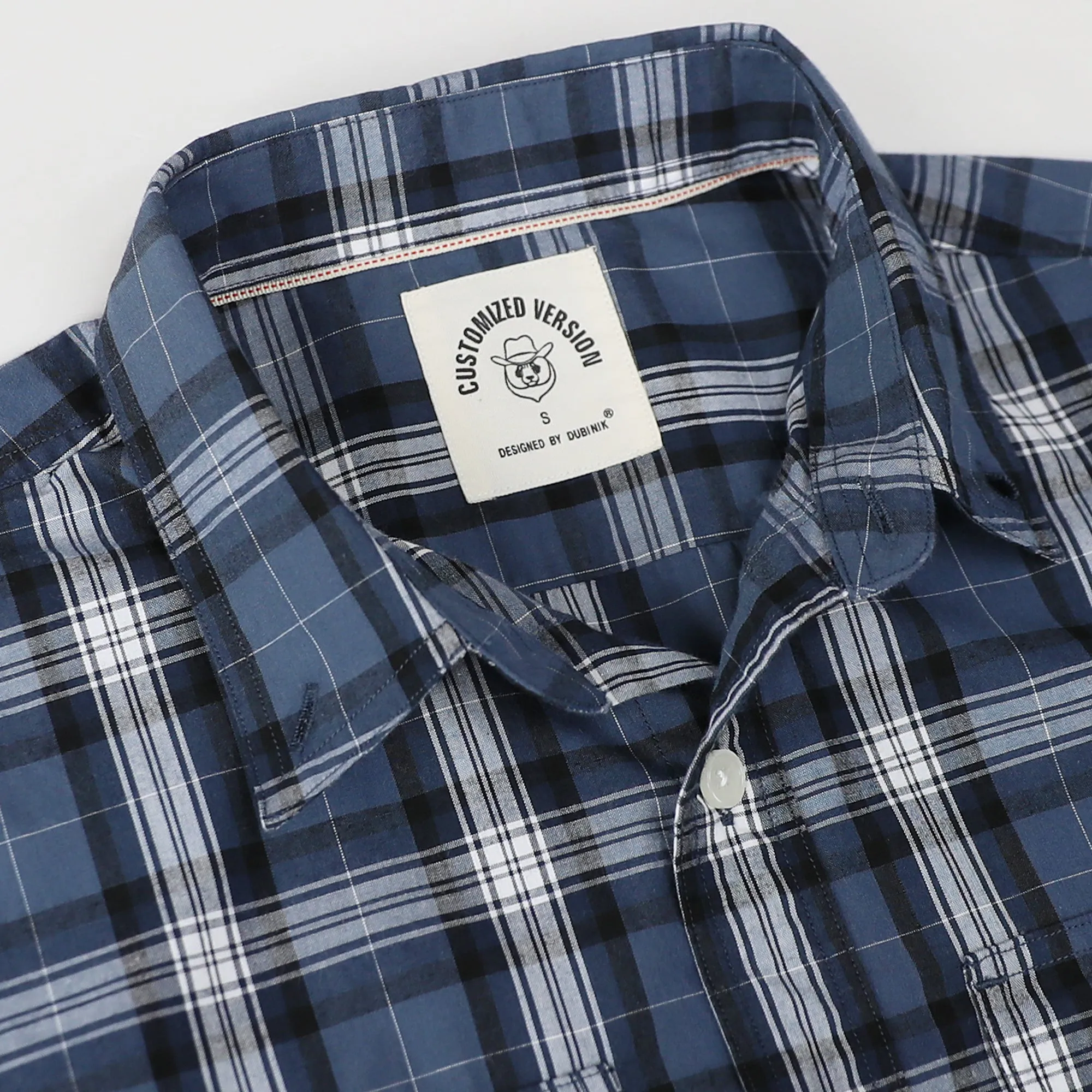 Dubinik® Mens Short Sleeve Button Down Shirts Plaid Casual Regular #49015 sold by Dubinik product image thumbnail 4