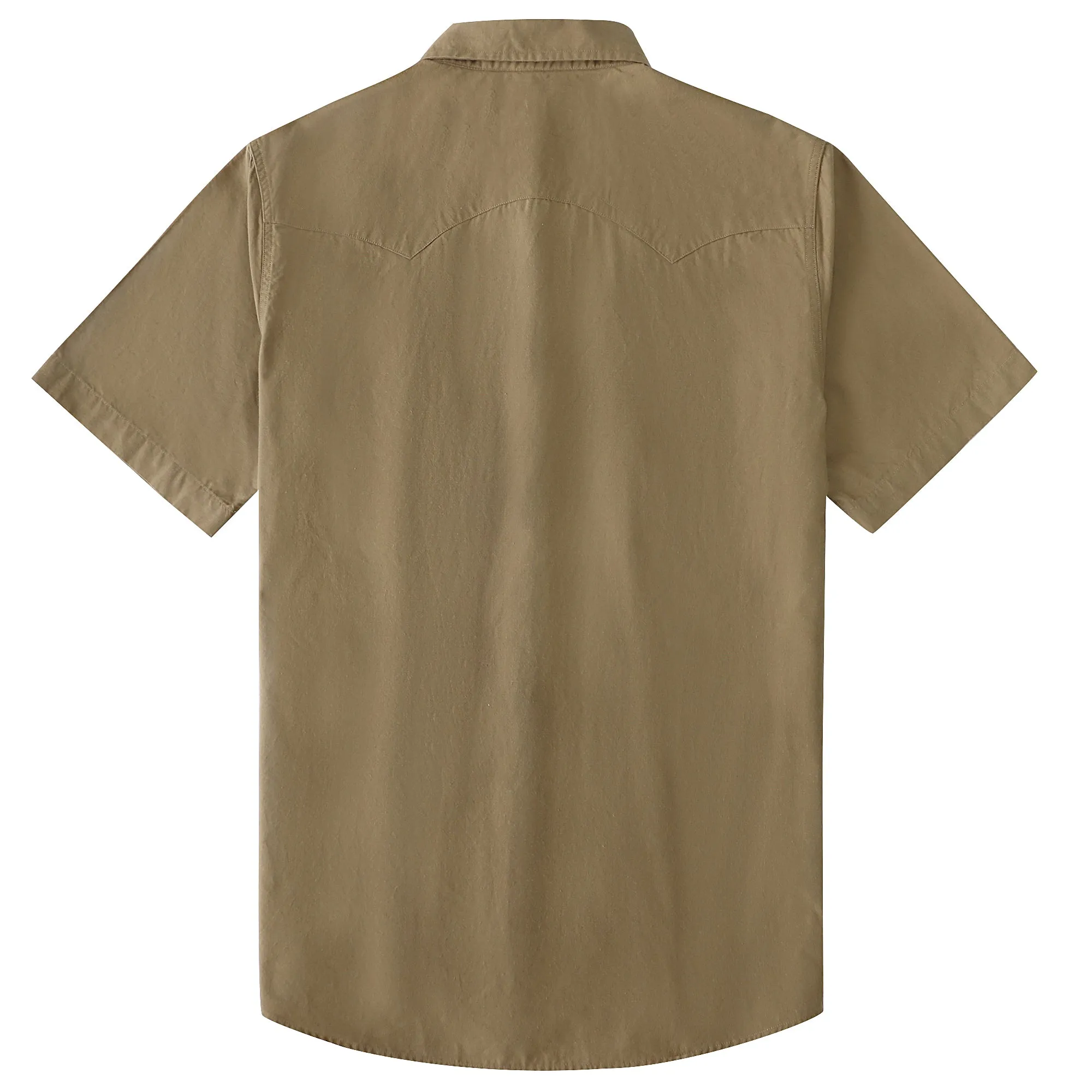 Dubinik® Men's Pearl Snap Western Plaid Shirt Short Sleeve#47030 sold by Dubinik product image thumbnail 2